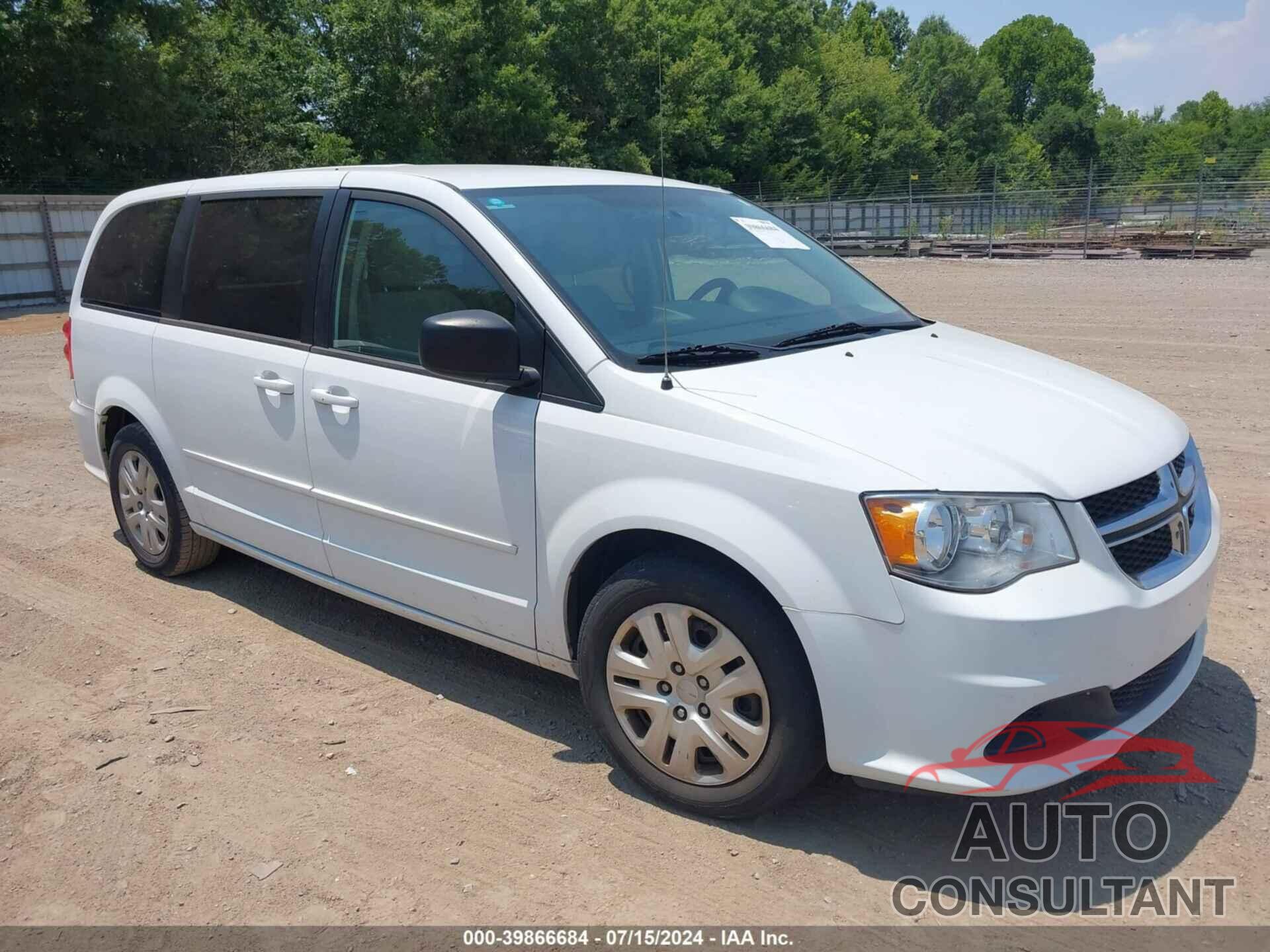 DODGE GRAND CARAVAN 2017 - 2C4RDGBGXHR624856