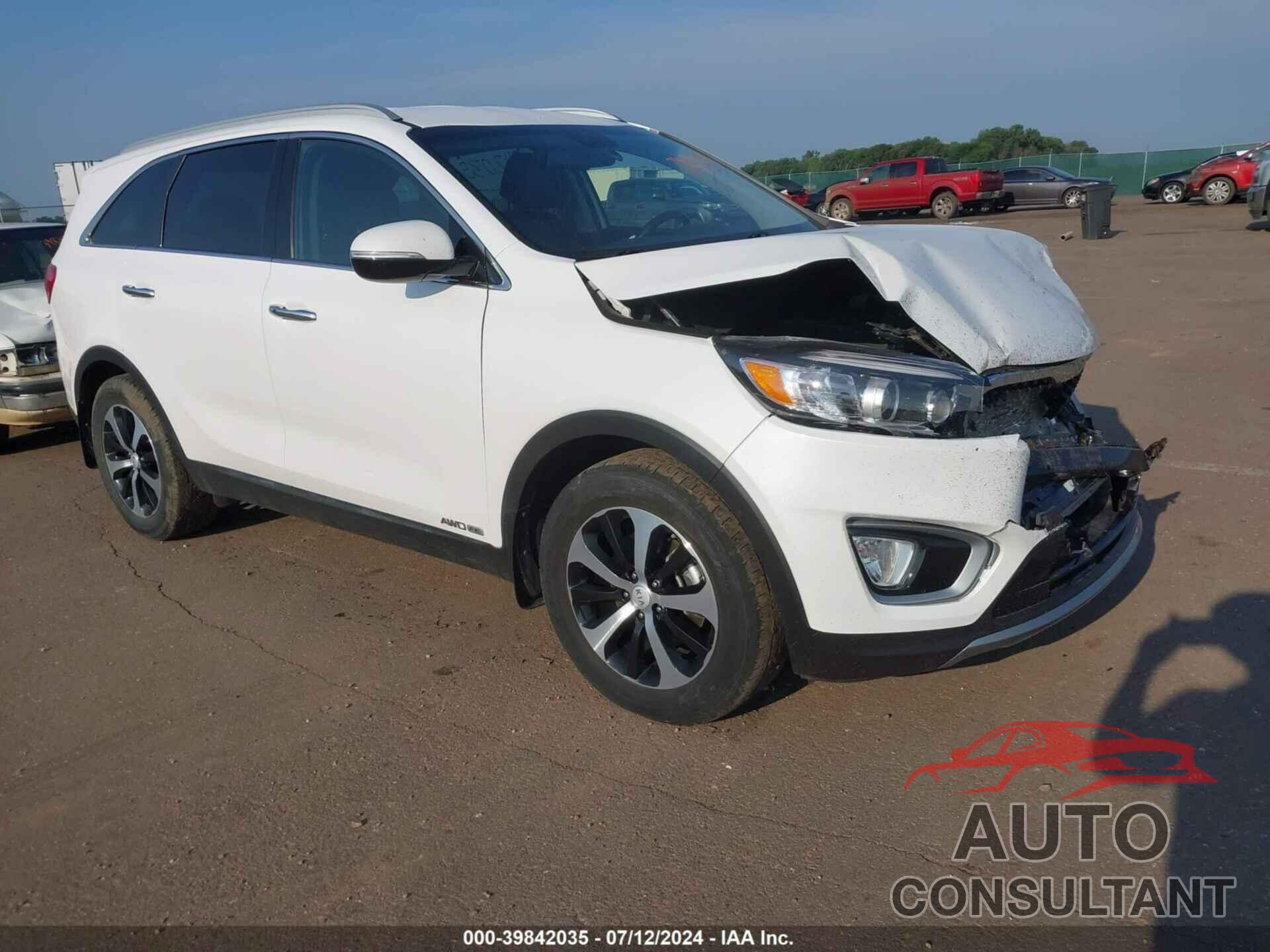 KIA SORENTO 2017 - 5XYPHDA56HG200573