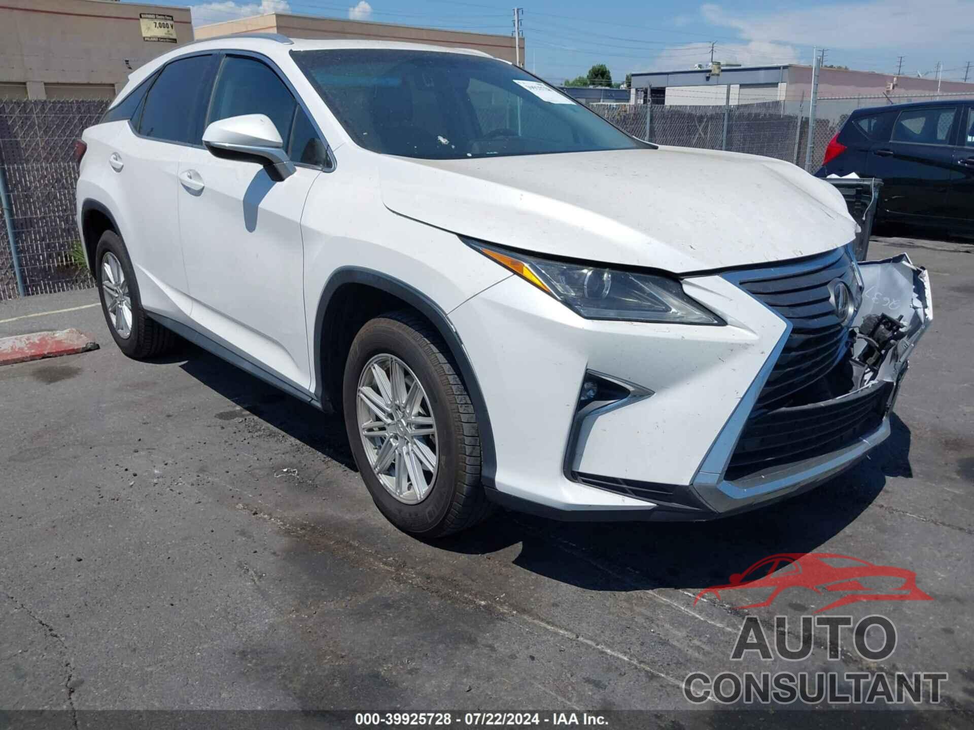 LEXUS RX 350 2016 - 2T2BZMCA6GC024017