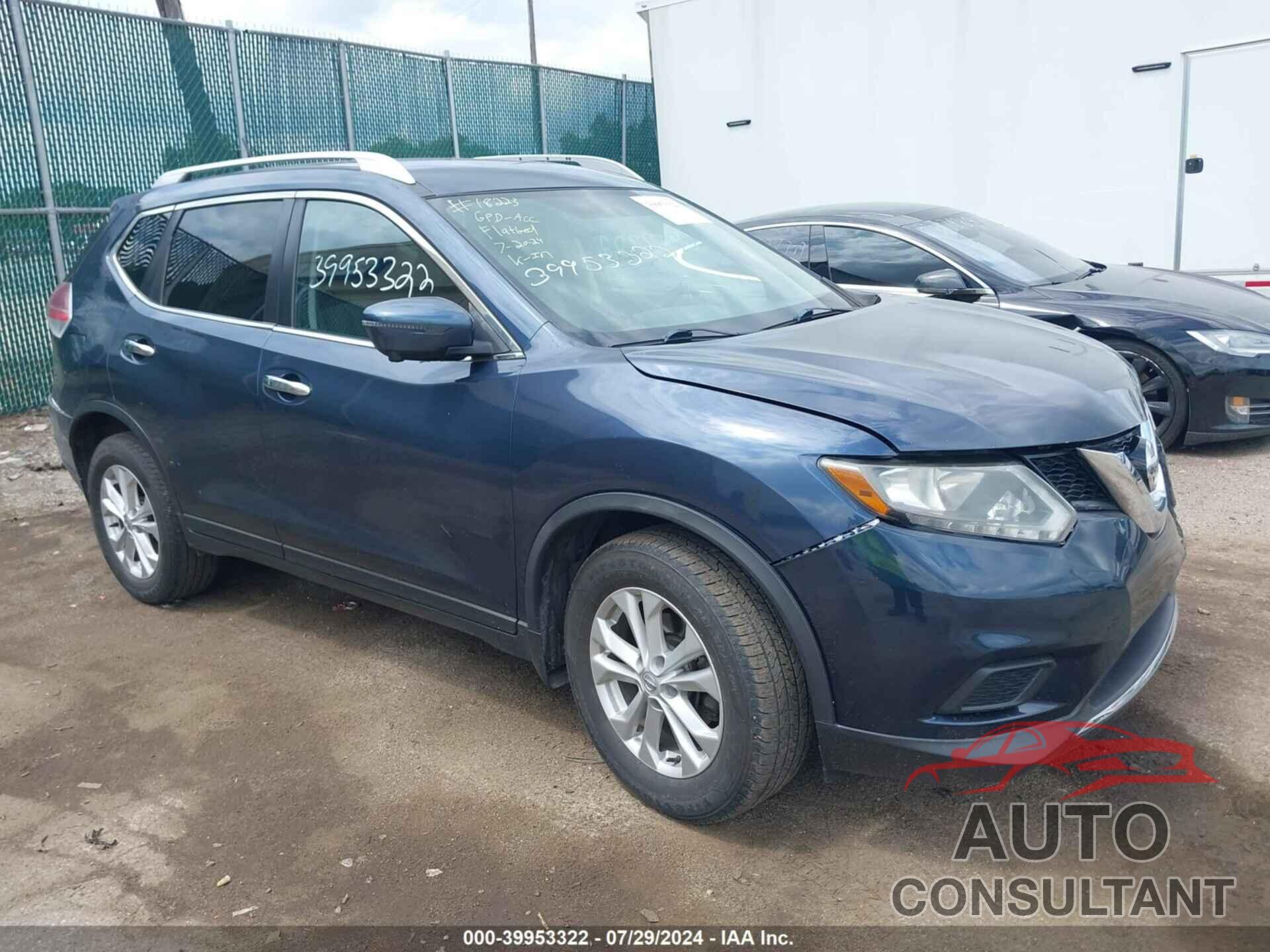 NISSAN ROGUE 2016 - KNMAT2MV7GP735296