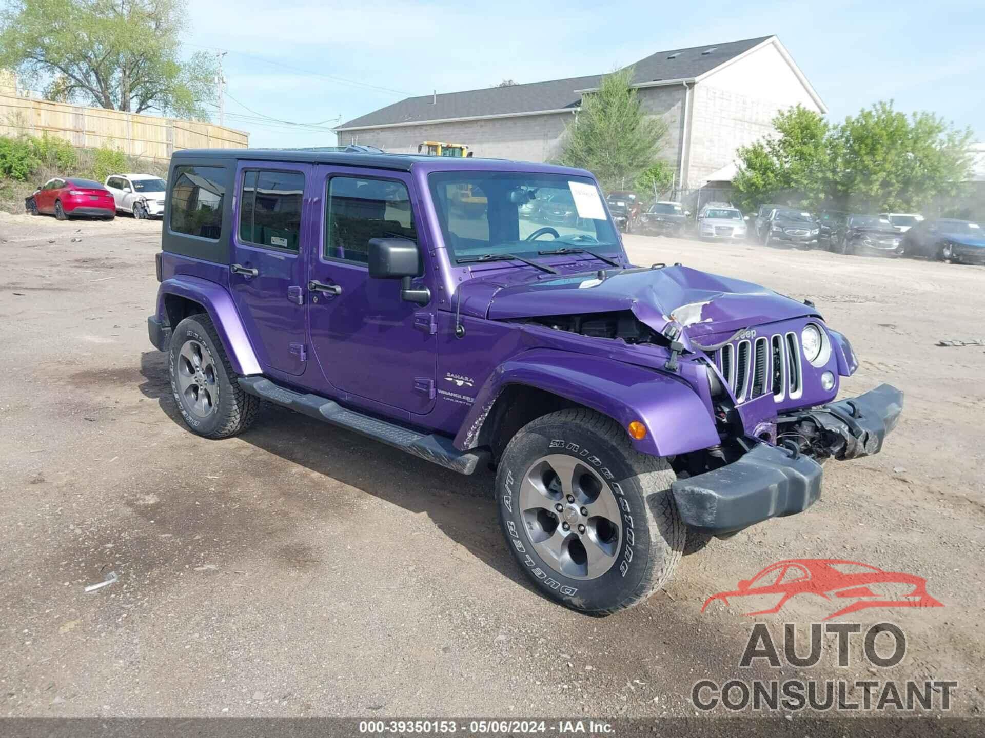 JEEP WRANGLER JK UNLIMITED 2018 - 1C4HJWEG3JL807718