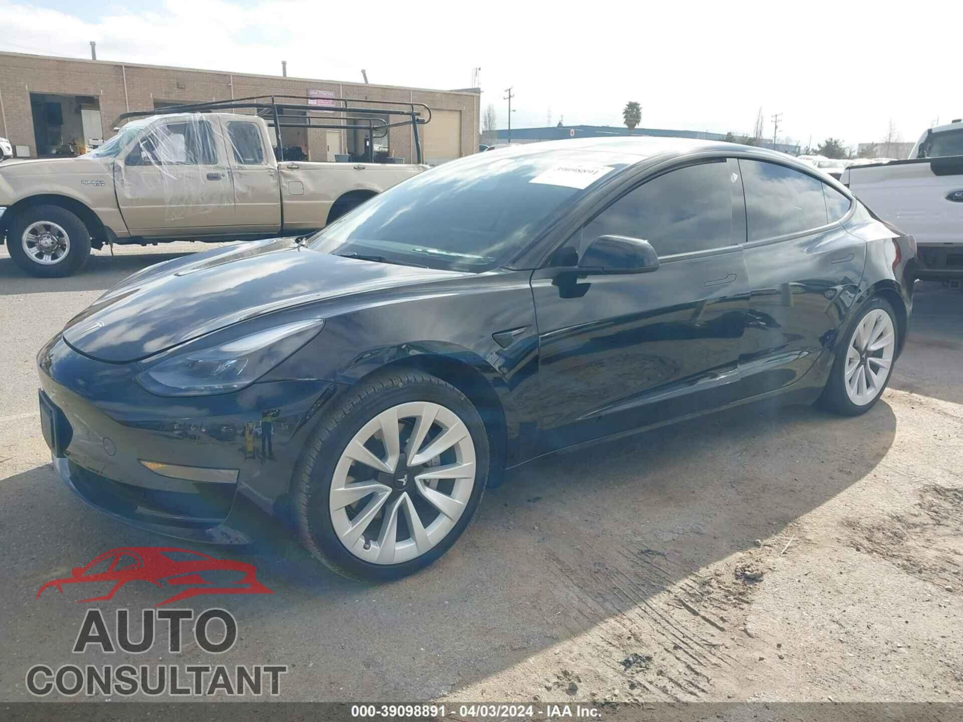 TESLA MODEL 3 2022 - 5YJ3E1EA2NF373863