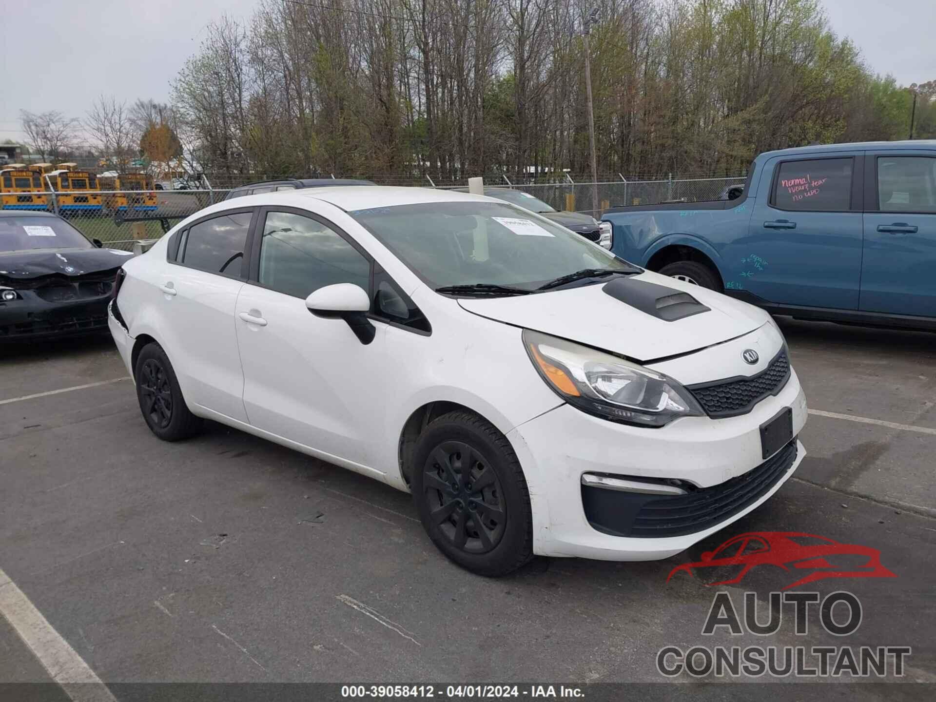 KIA RIO 2017 - KNADM4A36H6104794