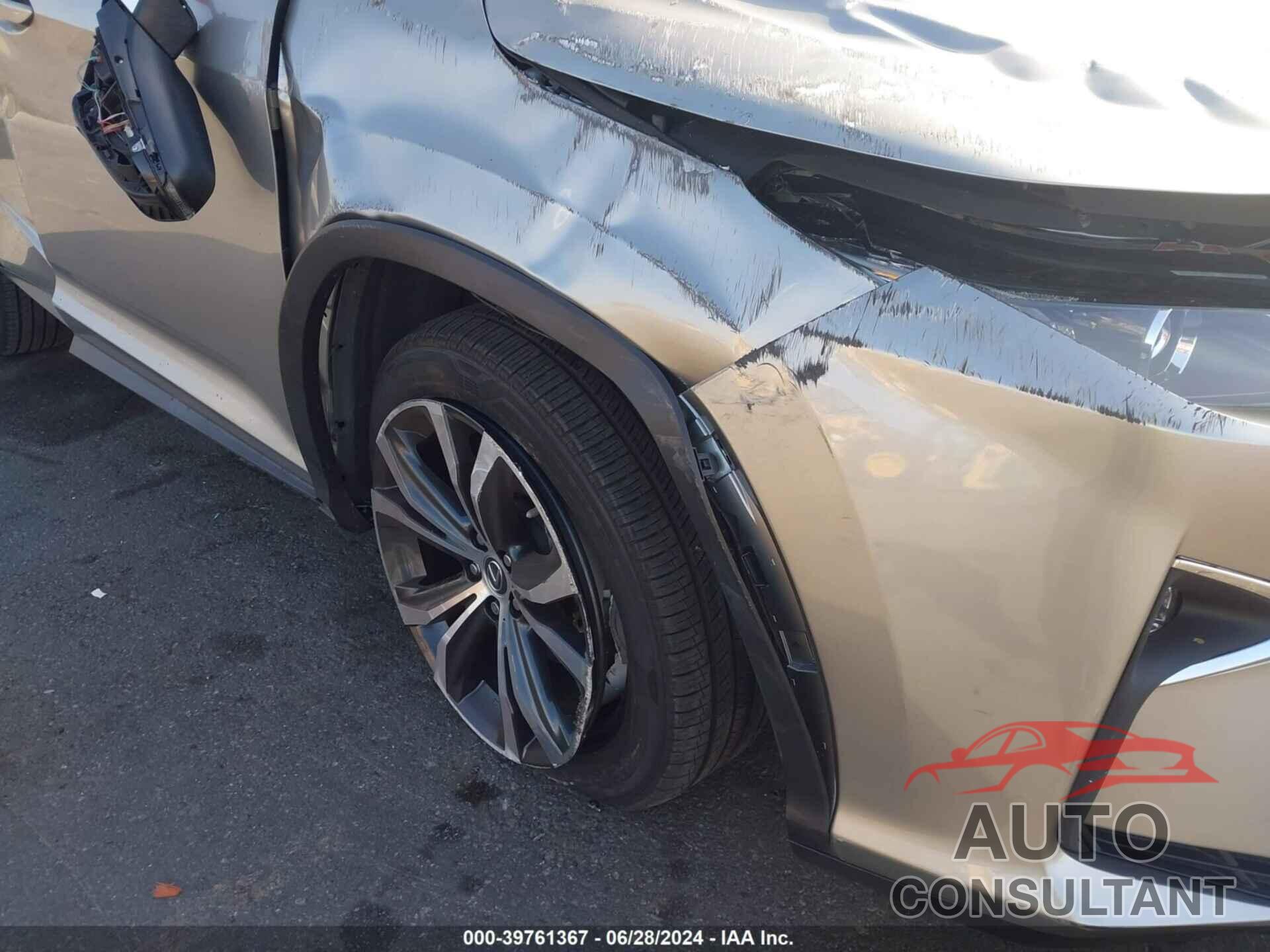 LEXUS RX 350 2018 - 2T2ZZMCA0JC116245