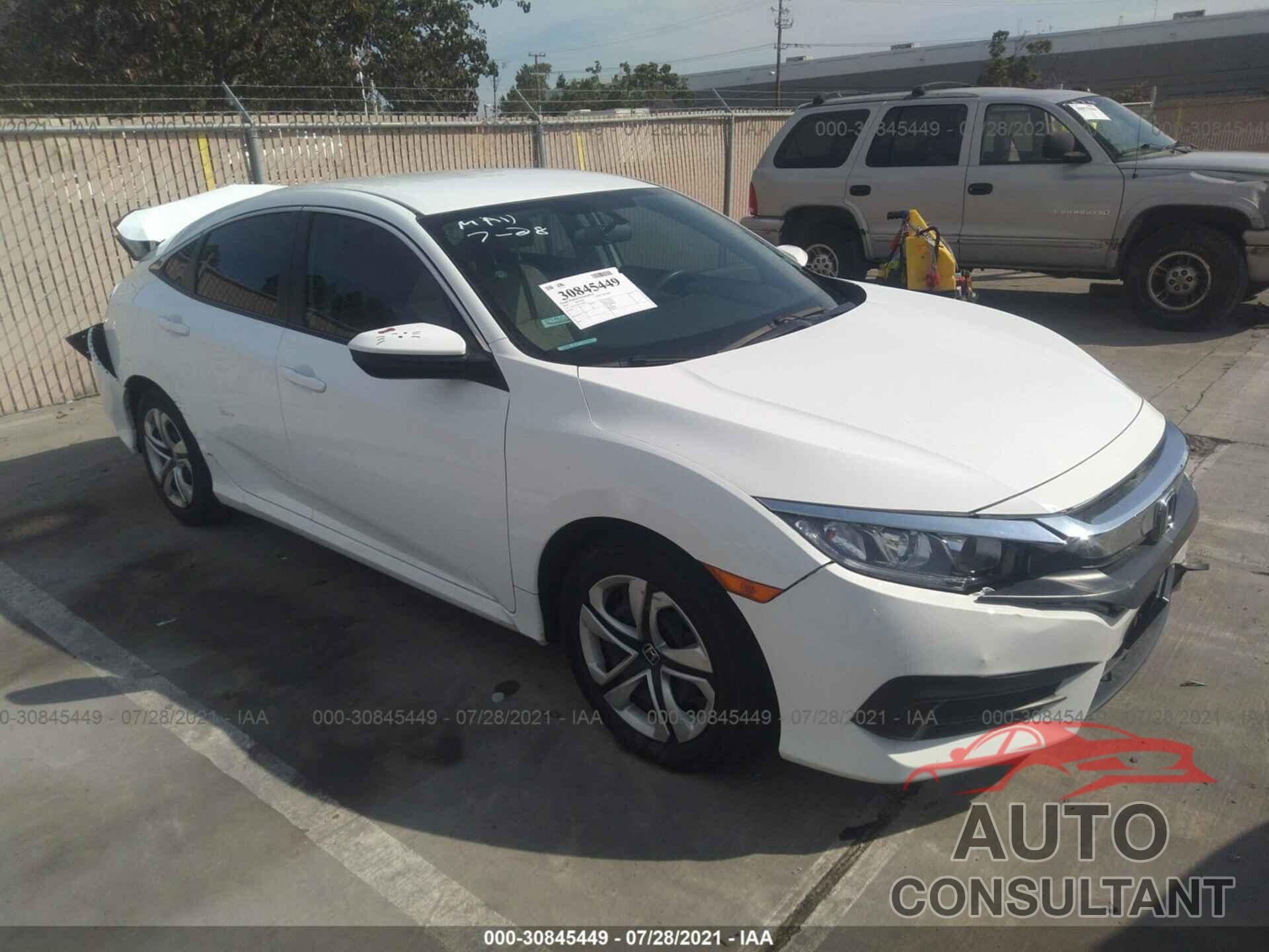 HONDA CIVIC SEDAN 2018 - 19XFC2F52JE208874