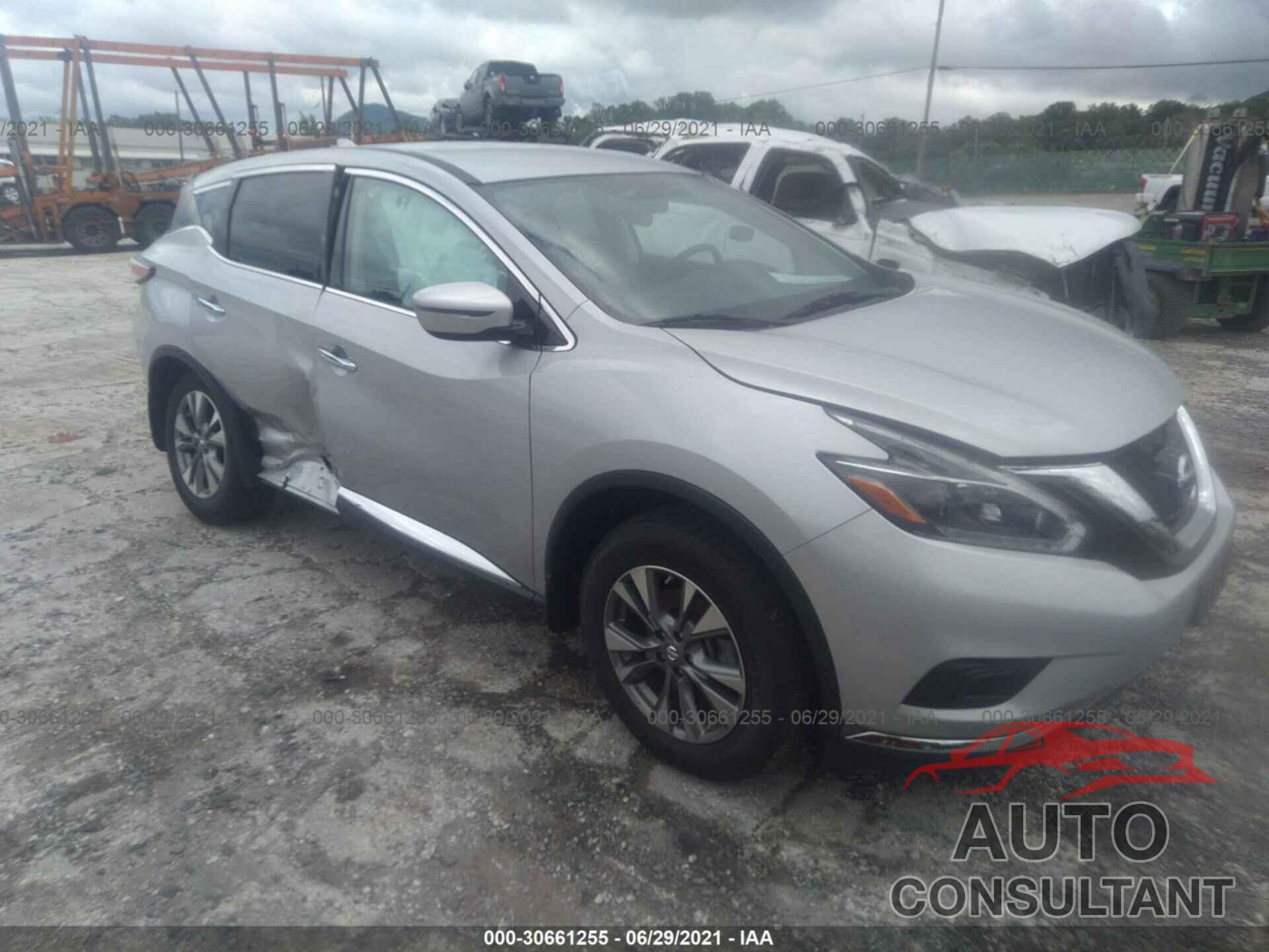 NISSAN MURANO 2018 - 5N1AZ2MH4JN125489