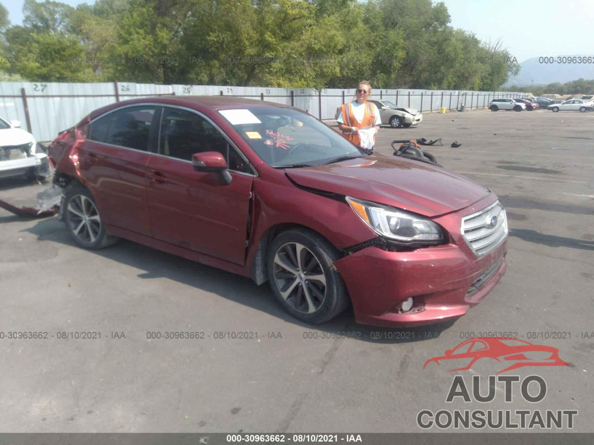SUBARU LEGACY 2016 - 4S3BNEJ63G3059806