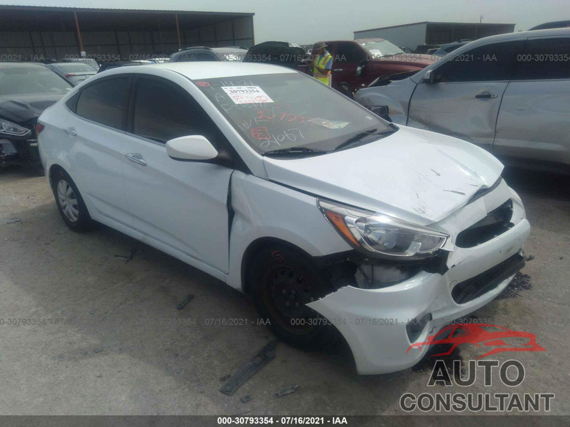HYUNDAI ACCENT 2016 - KMHCT4AE4GU164646