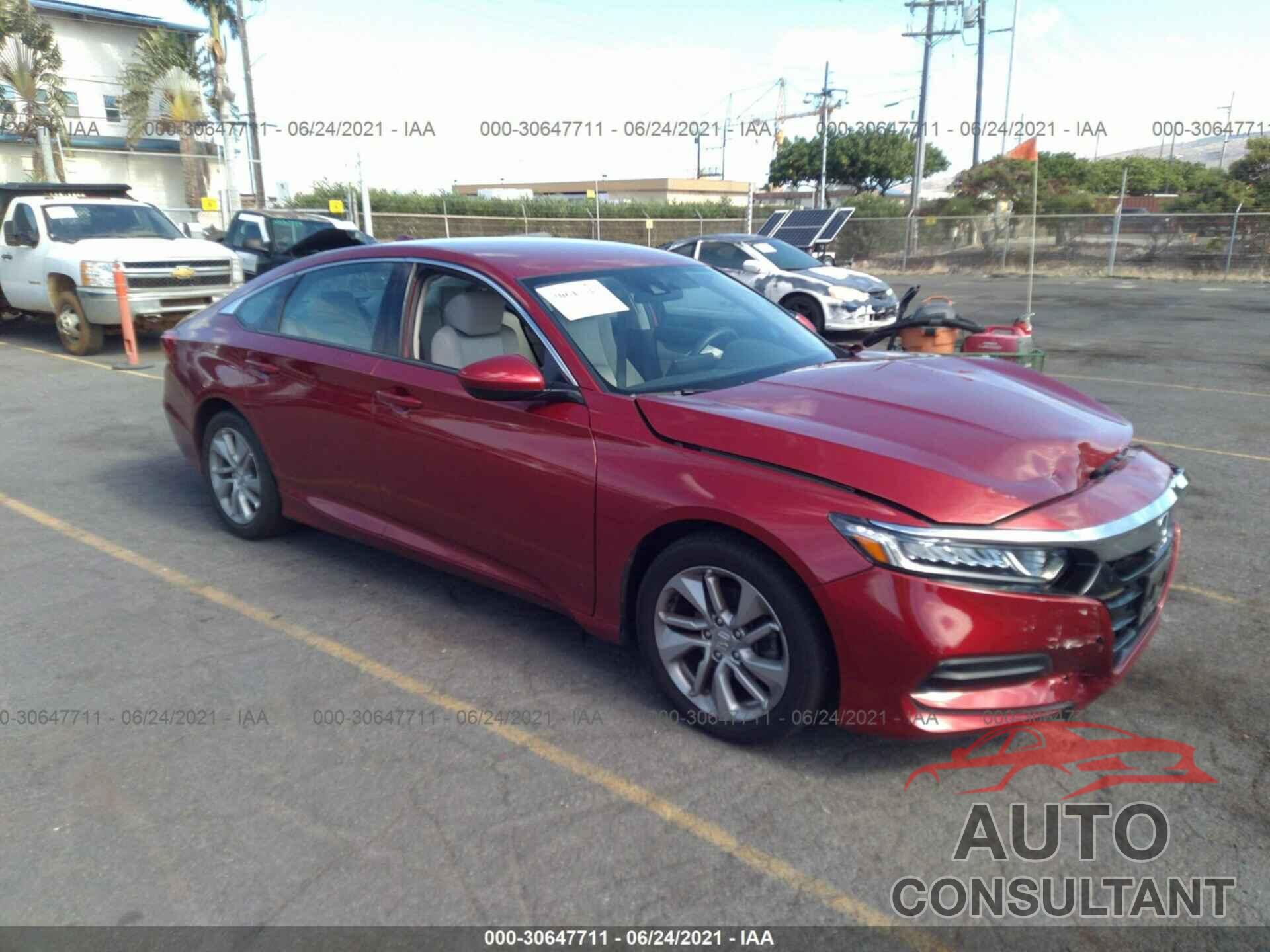 HONDA ACCORD SEDAN 2018 - 1HGCV1F16JA038186