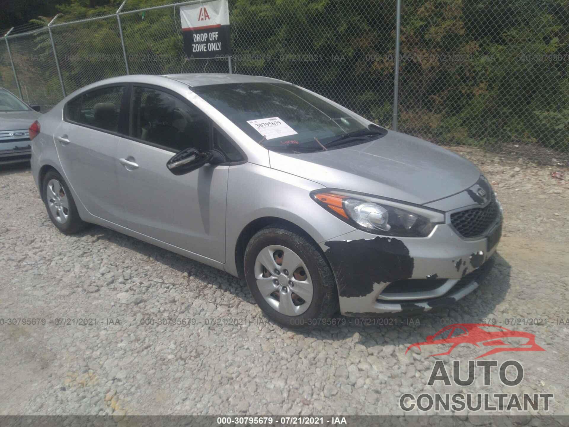 KIA FORTE 2016 - KNAFX4A66G5537191