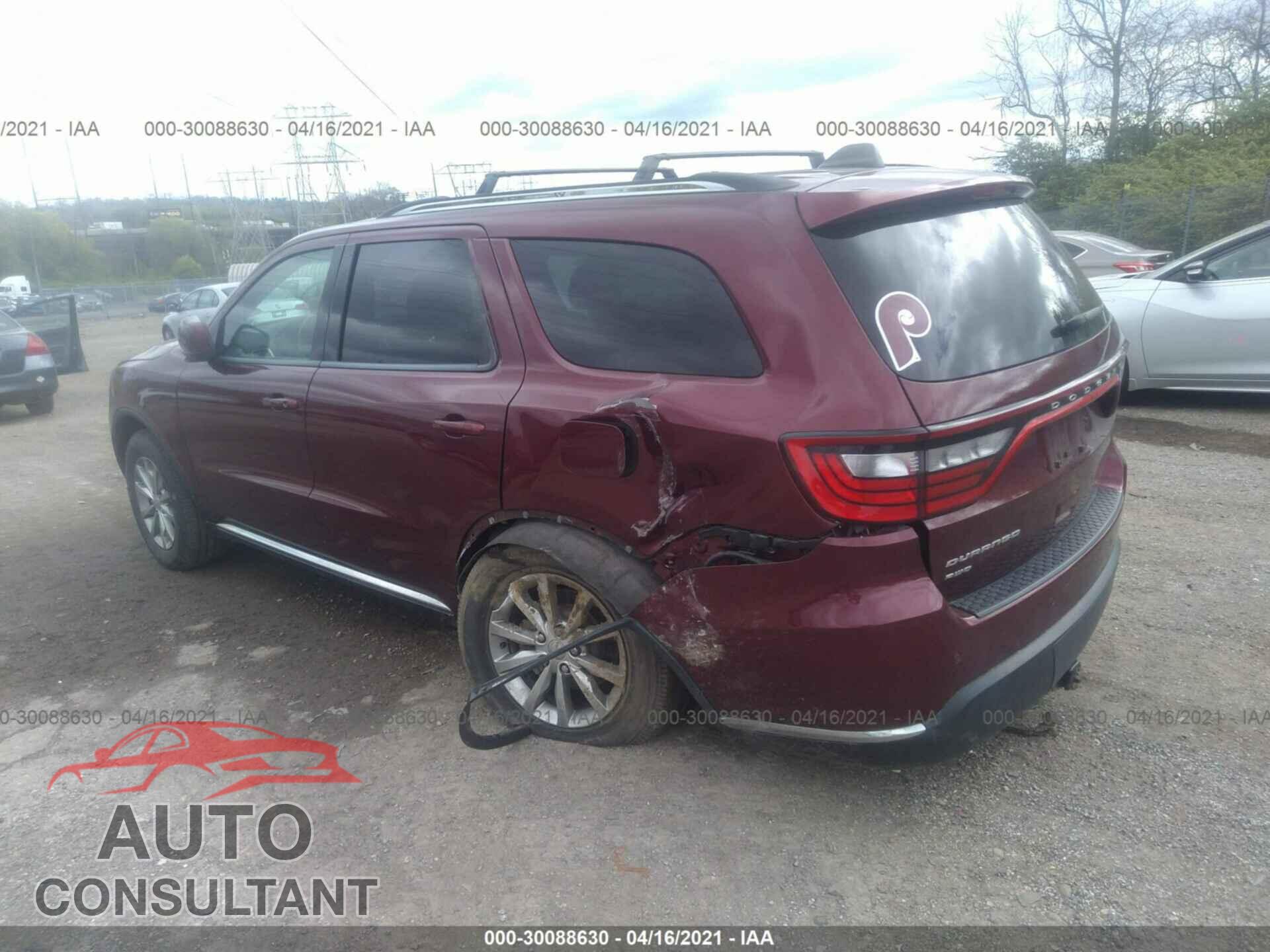 DODGE DURANGO 2017 - 1C4RDJAG5HC681196