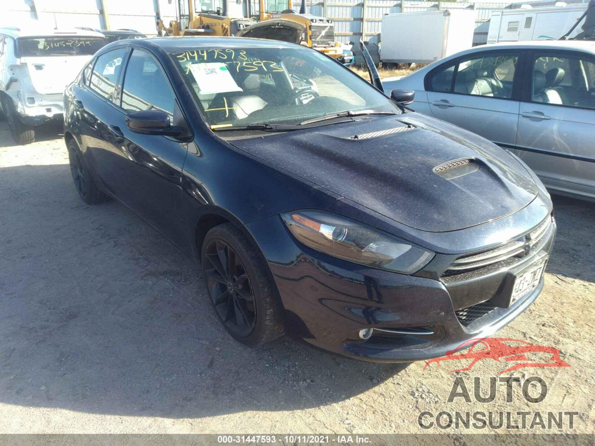 DODGE DART 2016 - 1C3CDFGB5GD765448