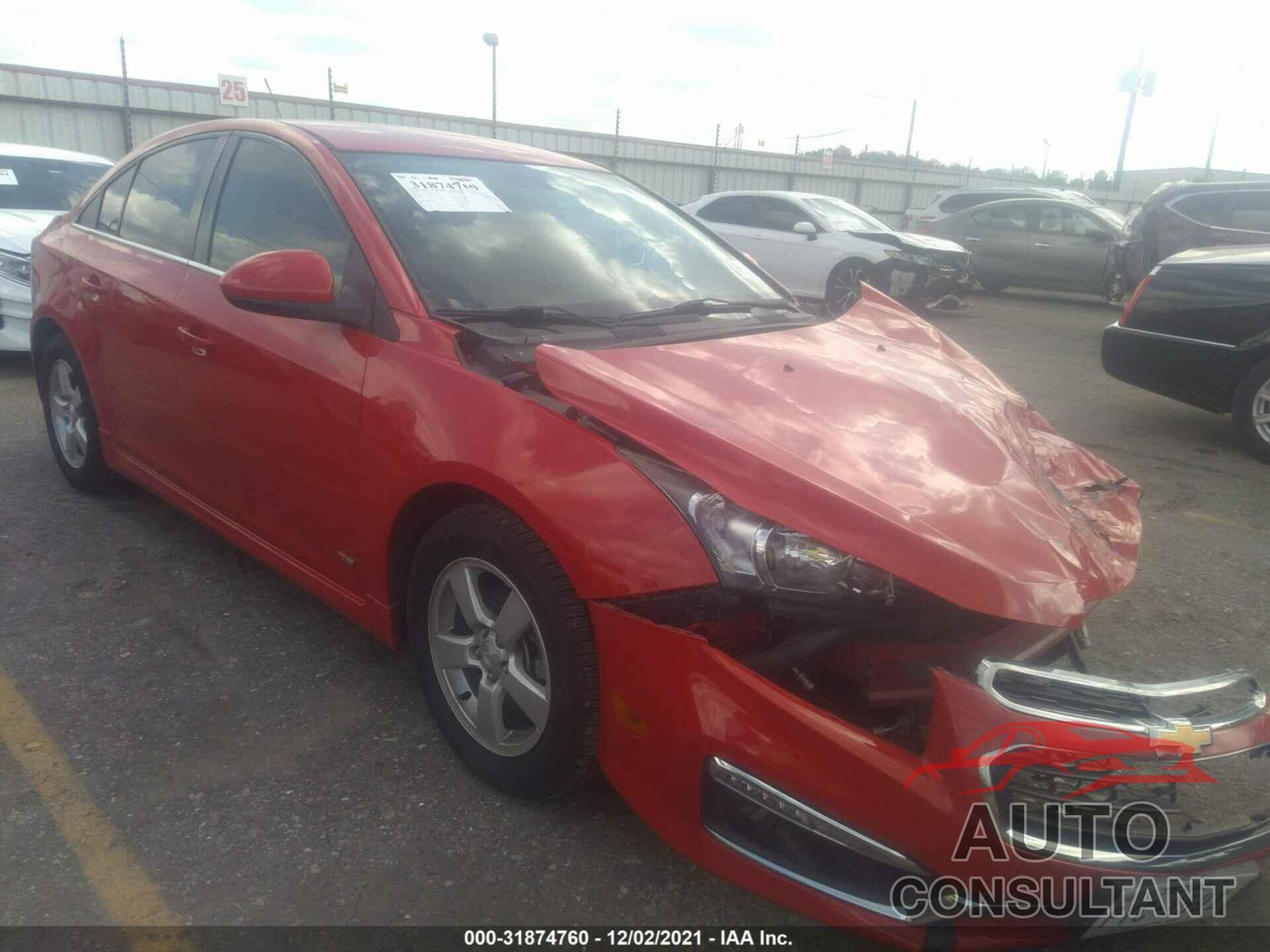 CHEVROLET CRUZE LIMITED 2016 - 1G1PE5SB9G7214071