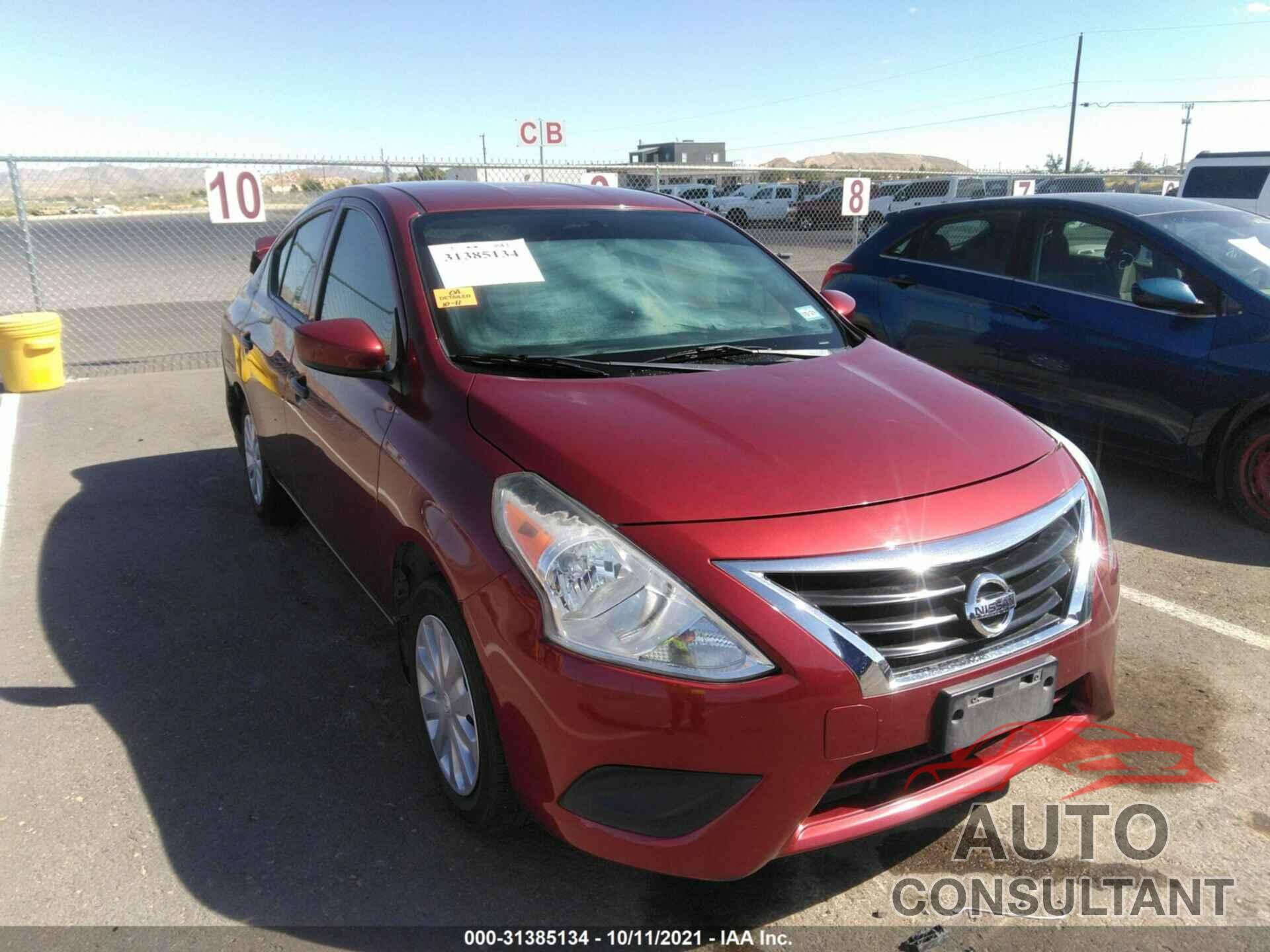 NISSAN VERSA 2016 - 3N1CN7AP1GL874196