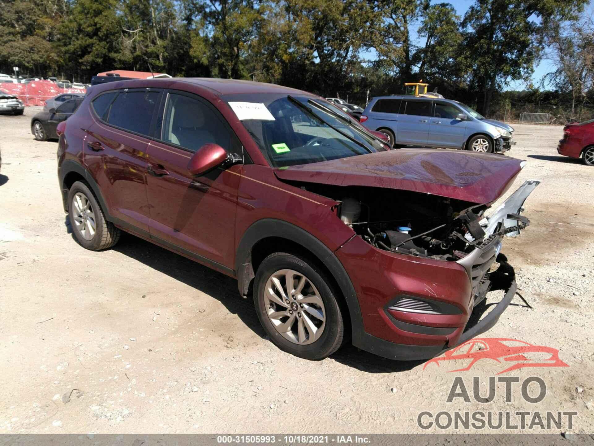 HYUNDAI TUCSON 2016 - KM8J23A41GU121250
