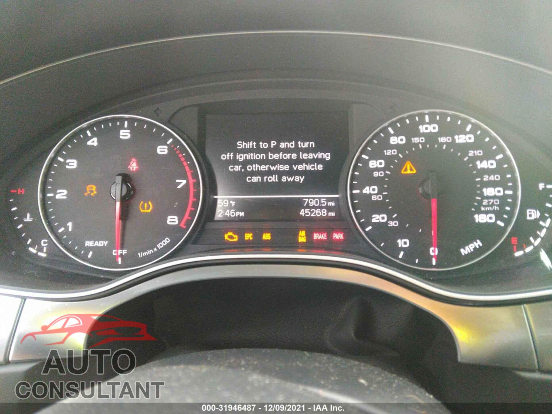 AUDI A6 2017 - WAUC8AFC8HN072153