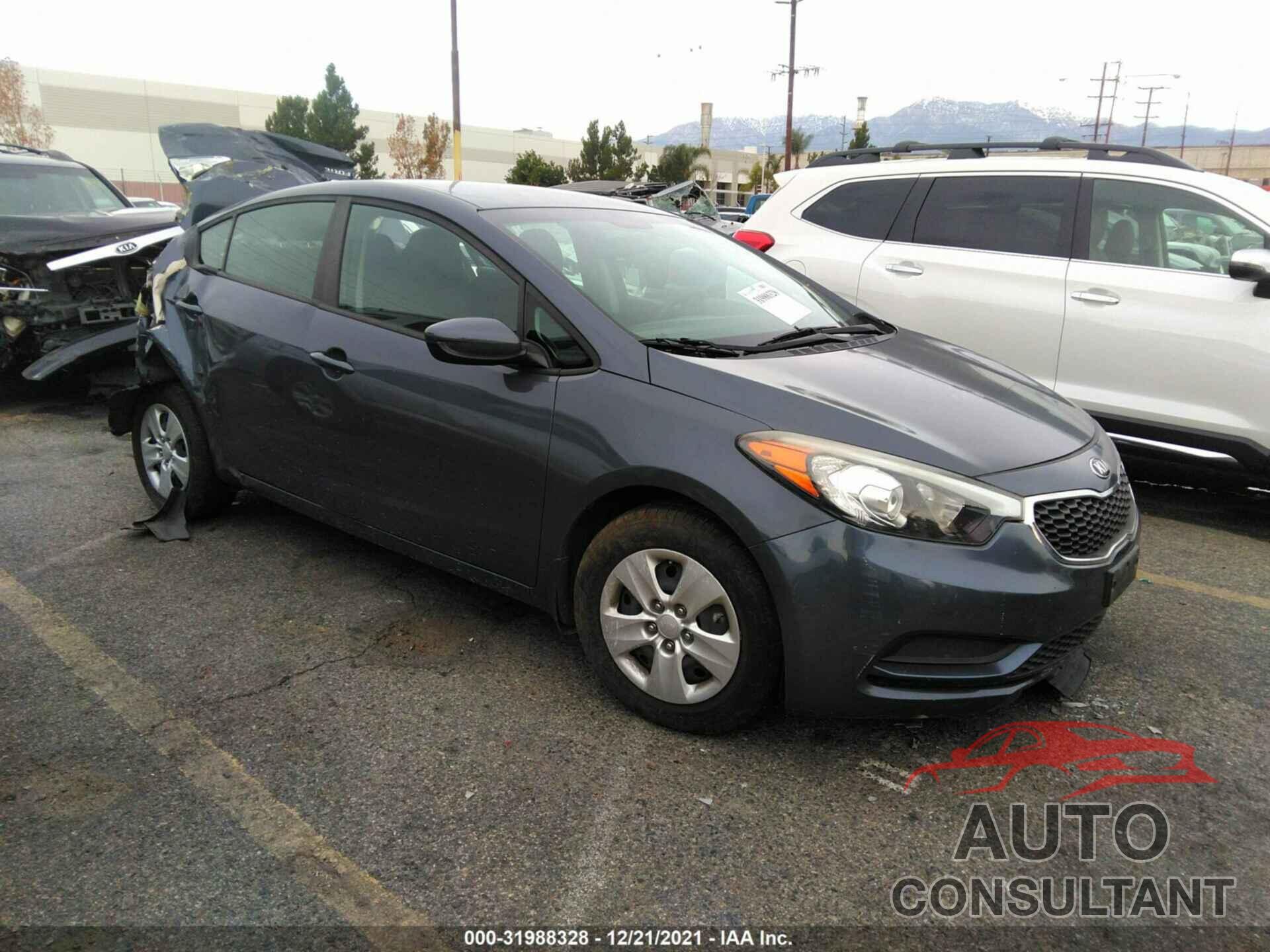 KIA FORTE 2016 - KNAFK4A69G5573424