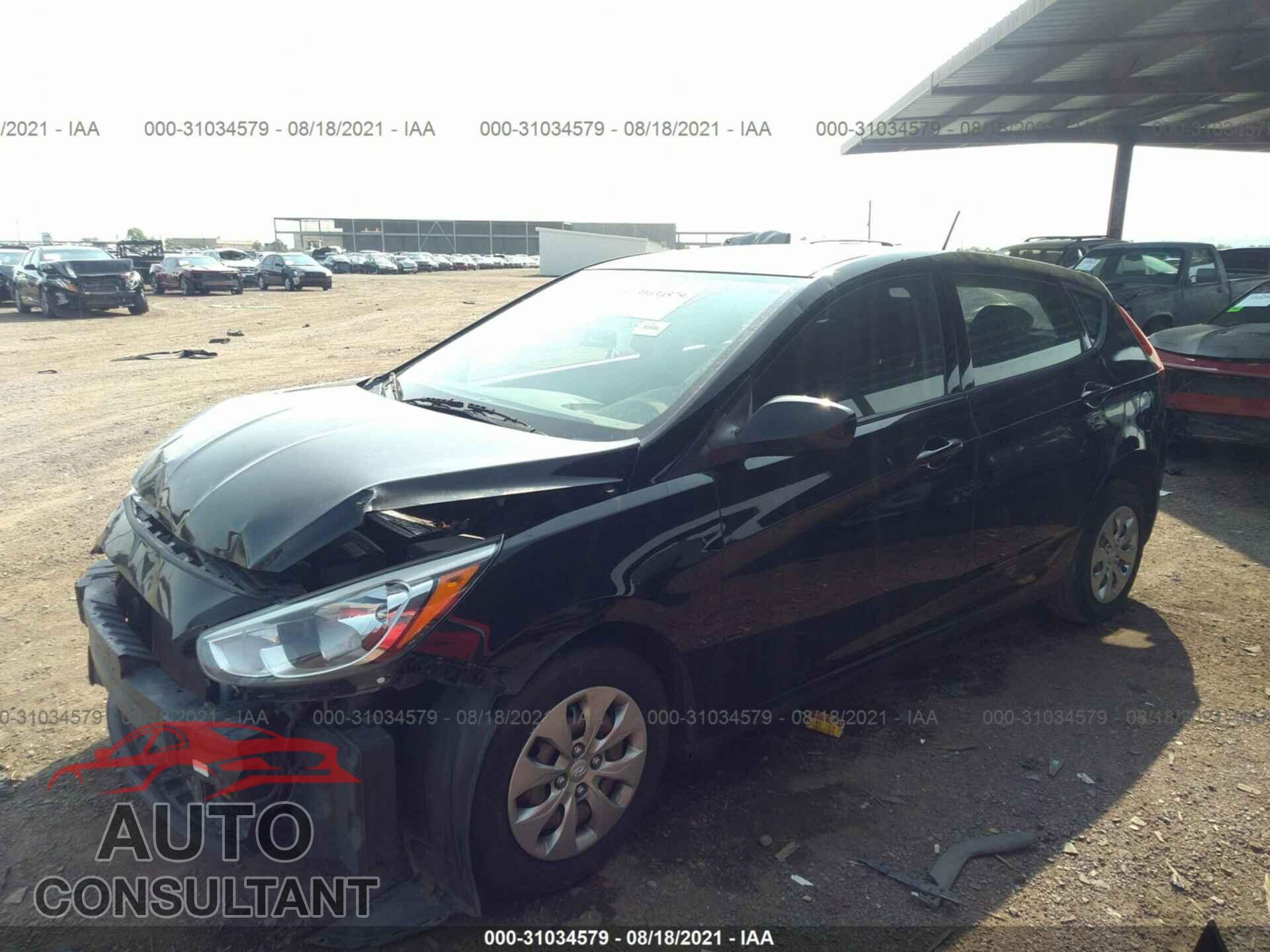 HYUNDAI ACCENT 2016 - KMHCT5AE5GU237240