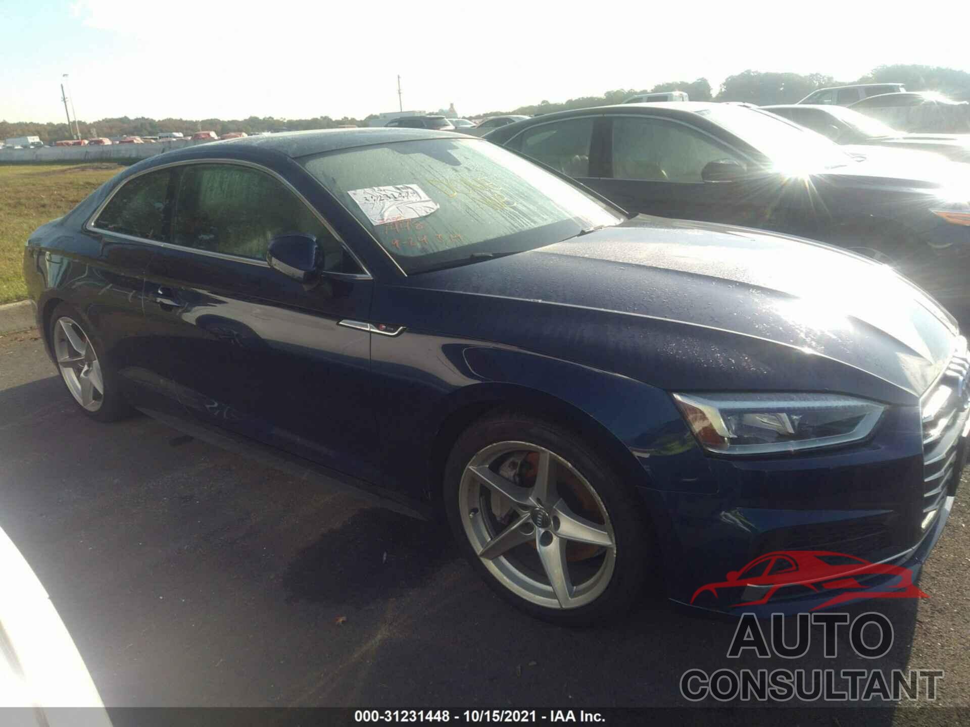 AUDI A5 COUPE 2019 - WAUSNAF55KA061003