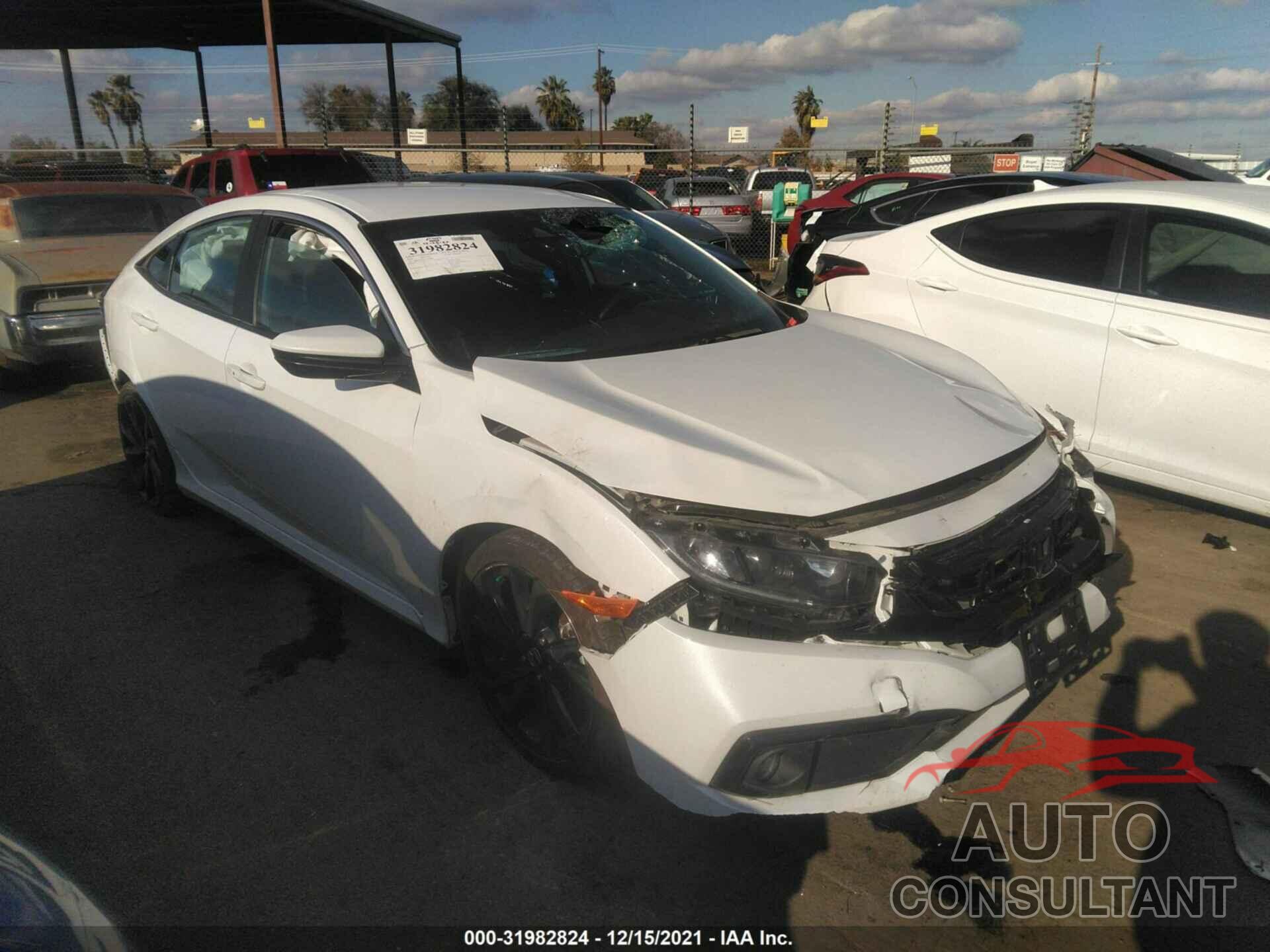 HONDA CIVIC SEDAN 2020 - 2HGFC2E89LH554862