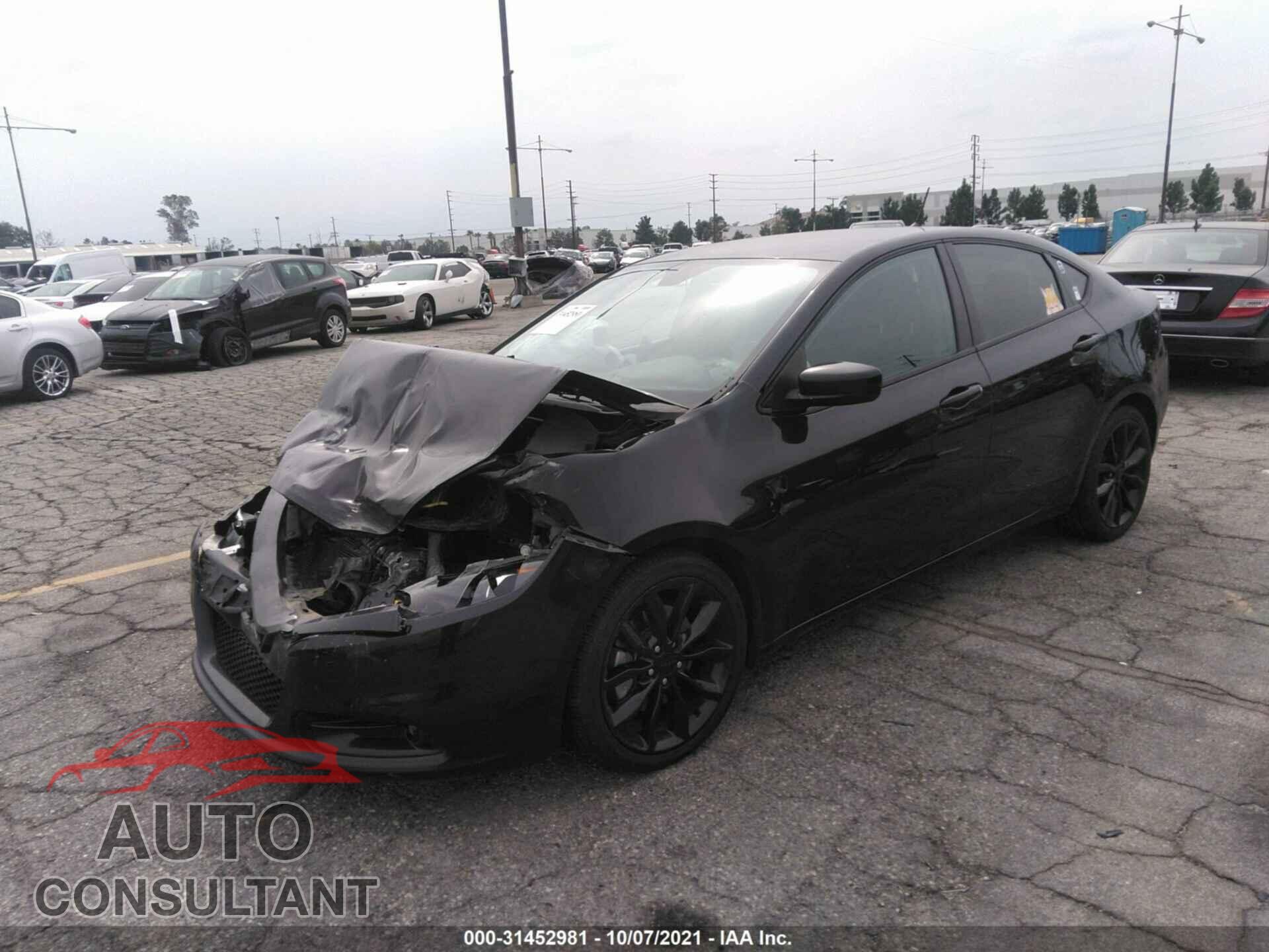 DODGE DART 2016 - 1C3CDFFAXGD815754
