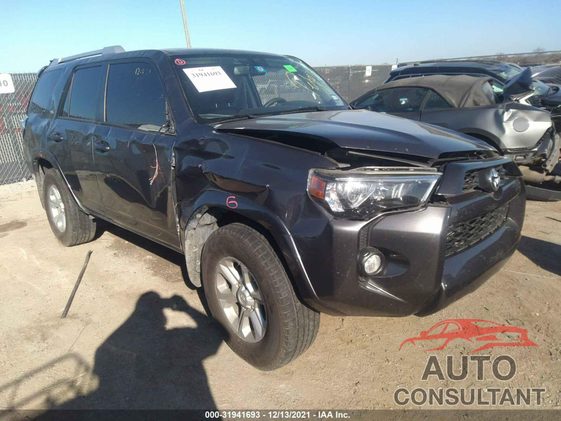 TOYOTA 4RUNNER 2016 - JTEZU5JR4G5130099