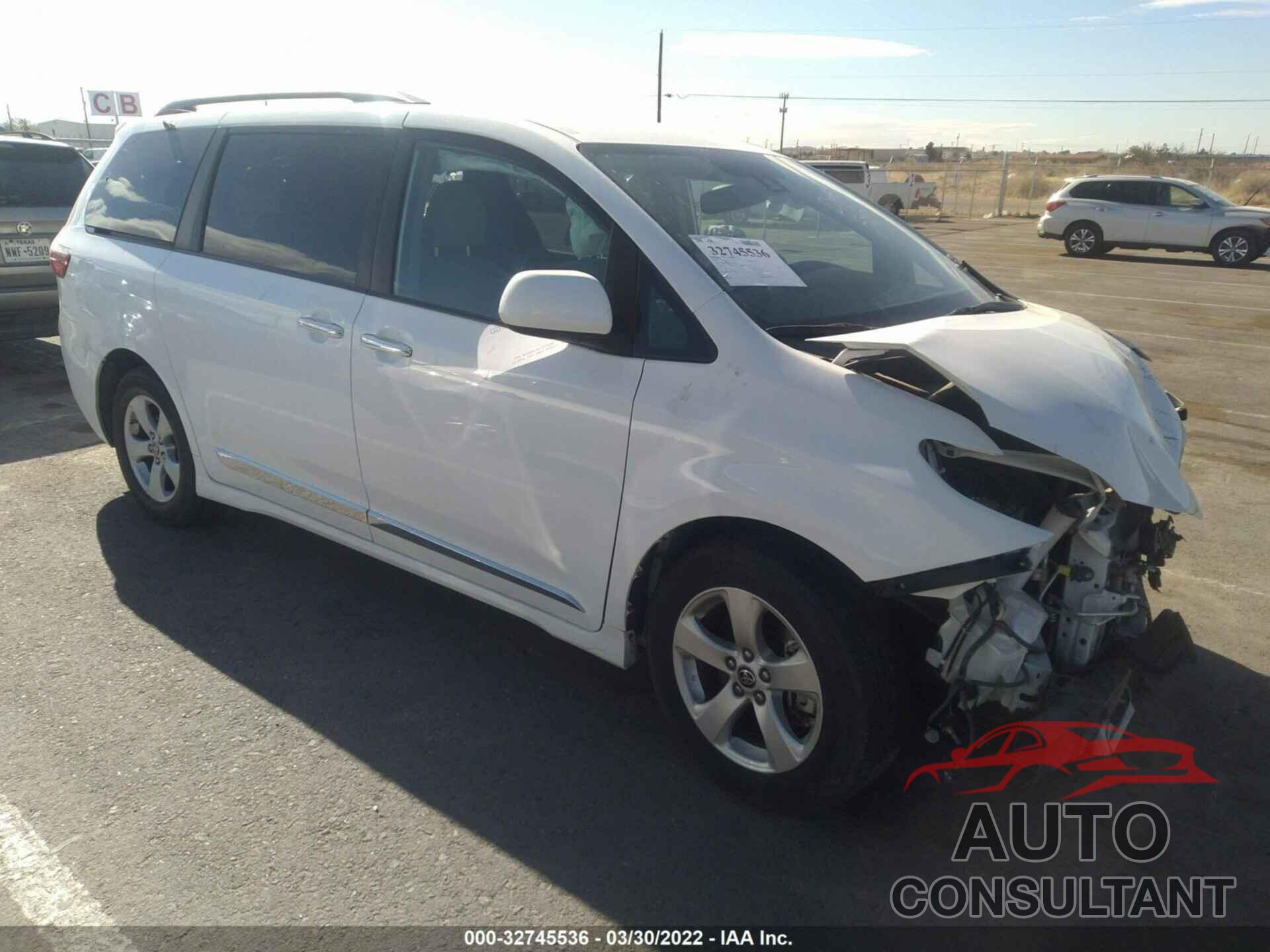 TOYOTA SIENNA 2020 - 5TDKZ3DC3LS077015