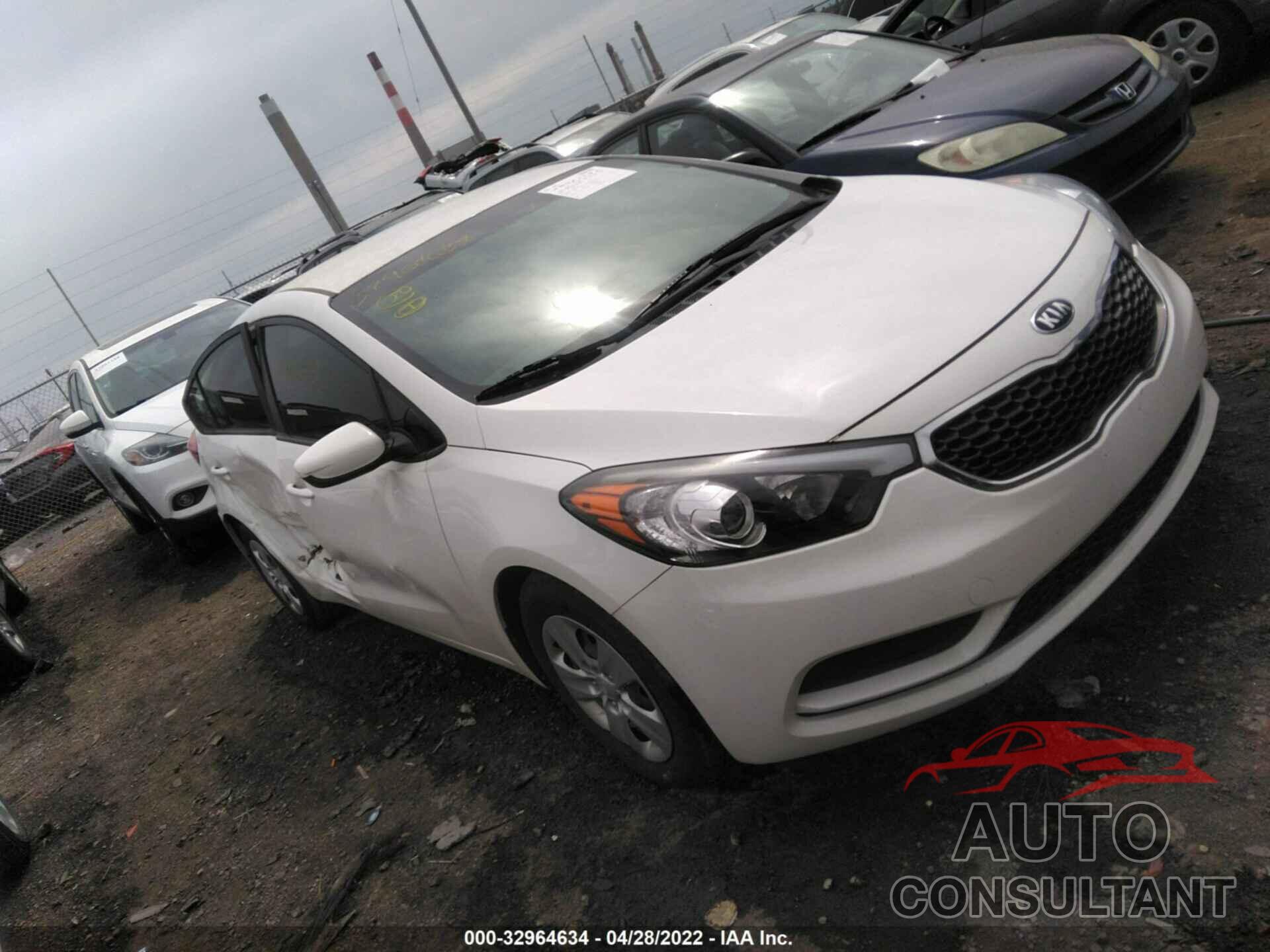 KIA FORTE 2016 - KNAFK4A64G5533963