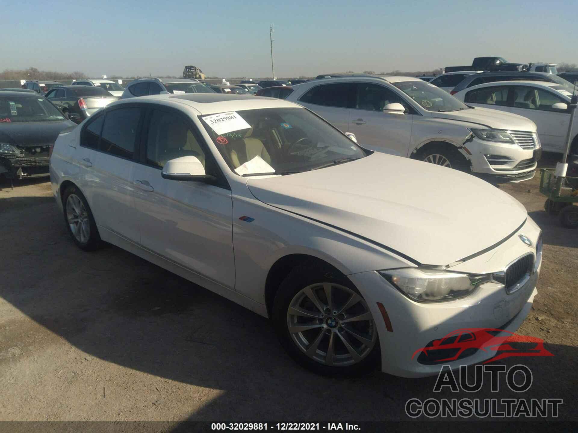 BMW 3 SERIES 2016 - WBA8E1G55GNT36751