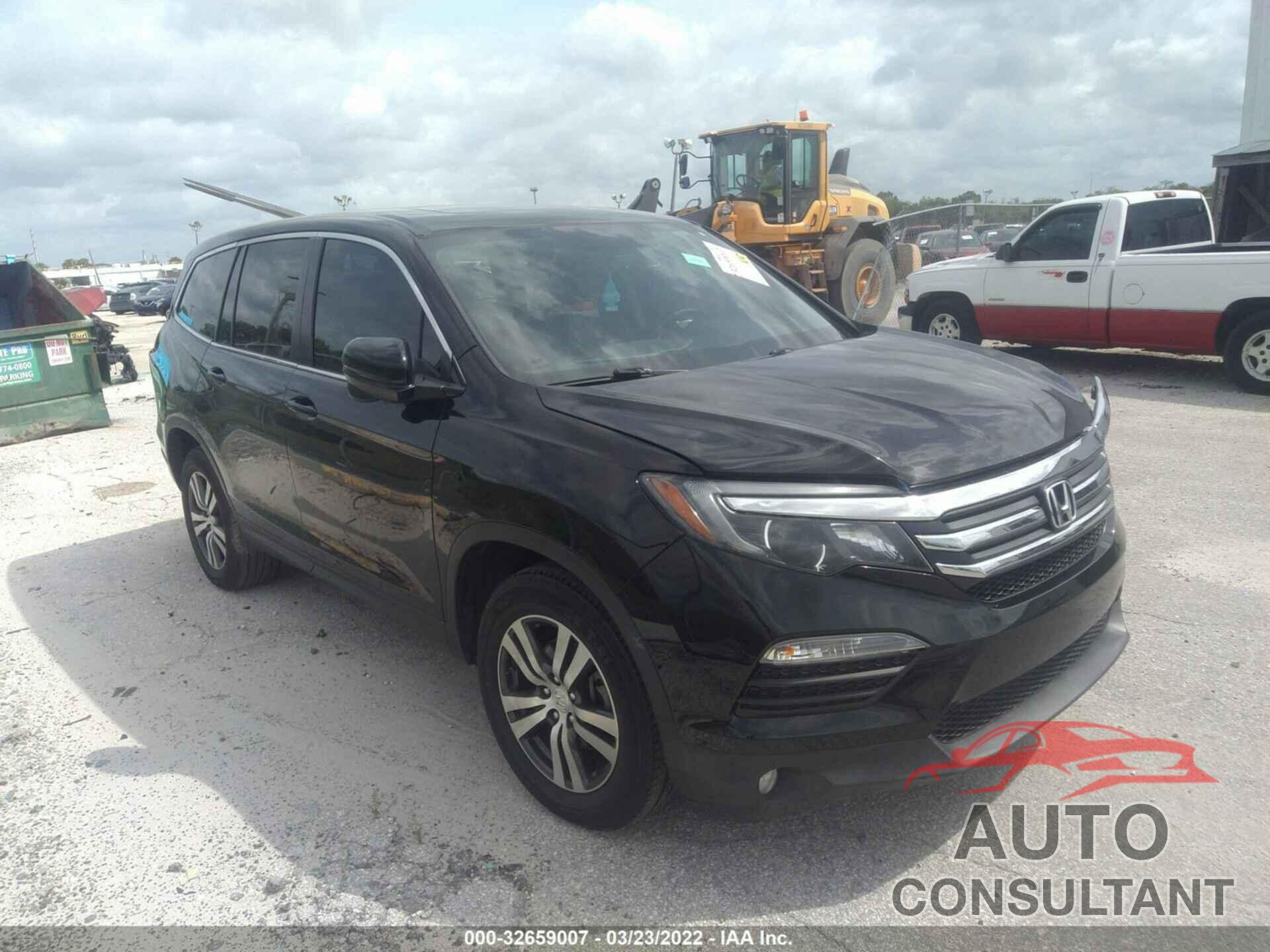 HONDA PILOT 2016 - 5FNYF5H59GB057971
