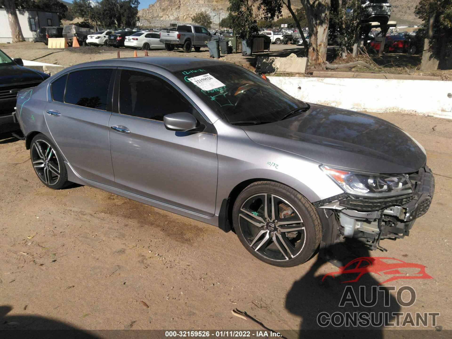 HONDA ACCORD SEDAN 2016 - 1HGCR2F56GA092111