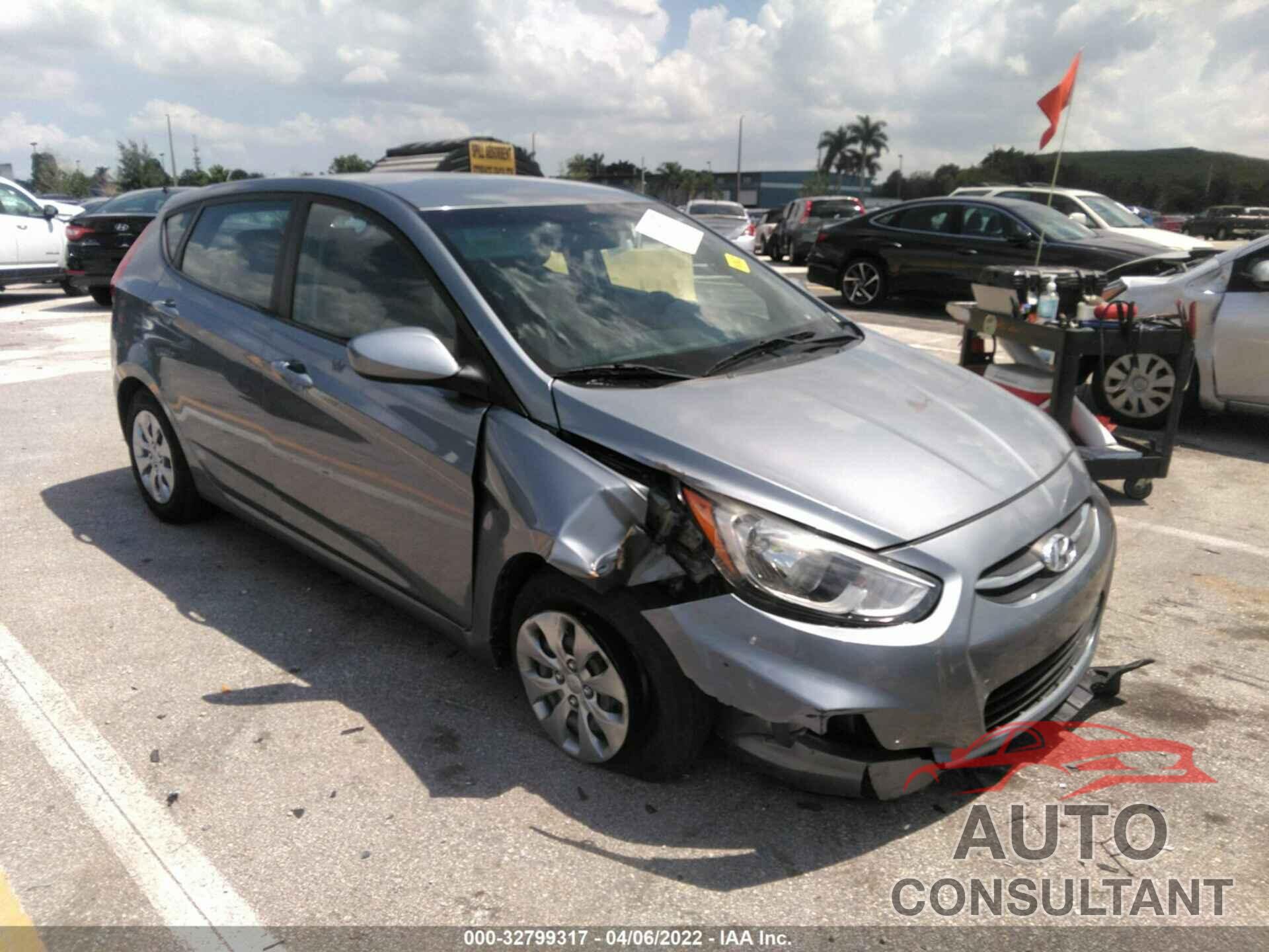 HYUNDAI ACCENT 2017 - KMHCT5AE2HU359376