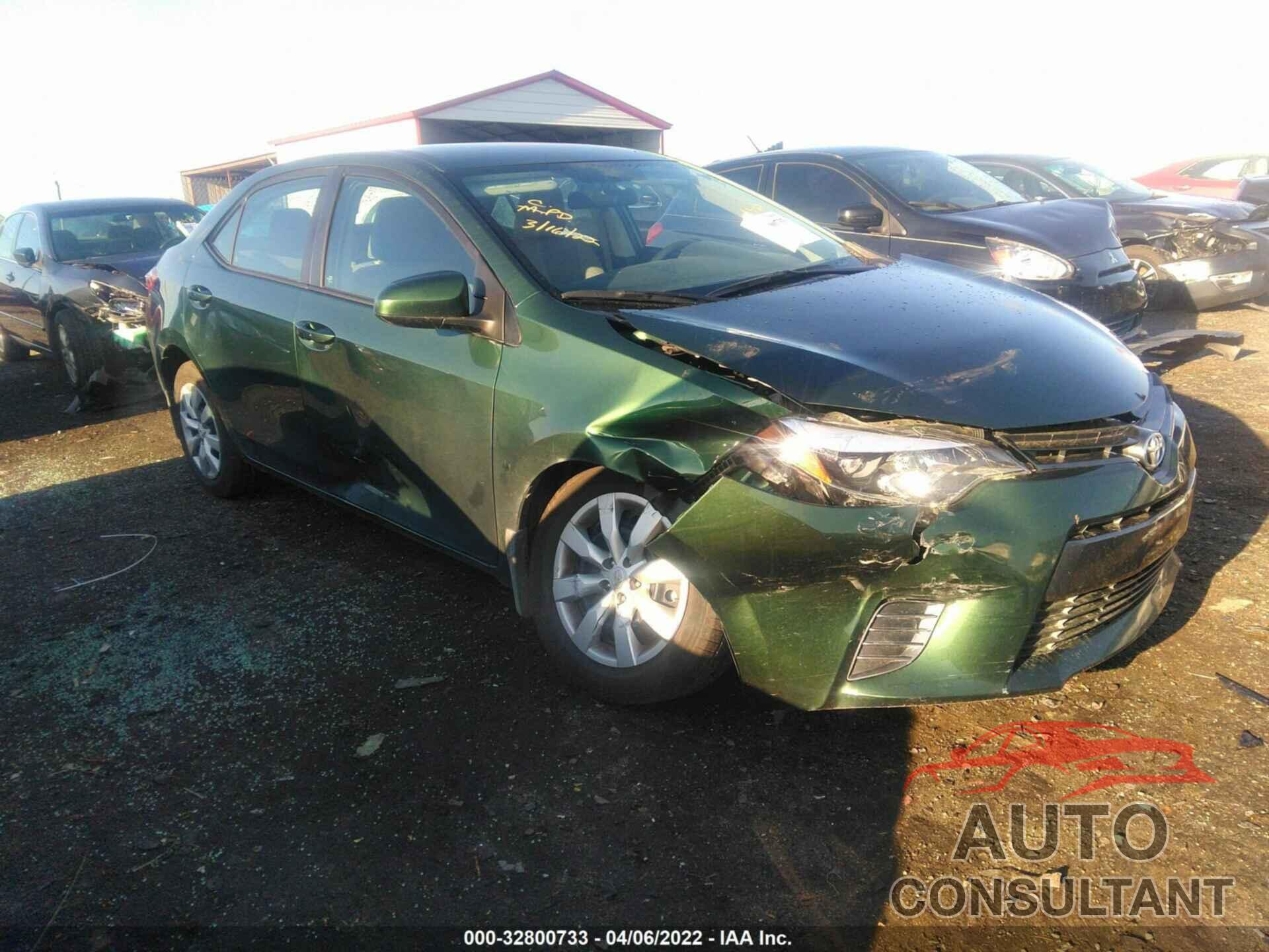 TOYOTA COROLLA 2016 - 2T1BURHE1GC743784
