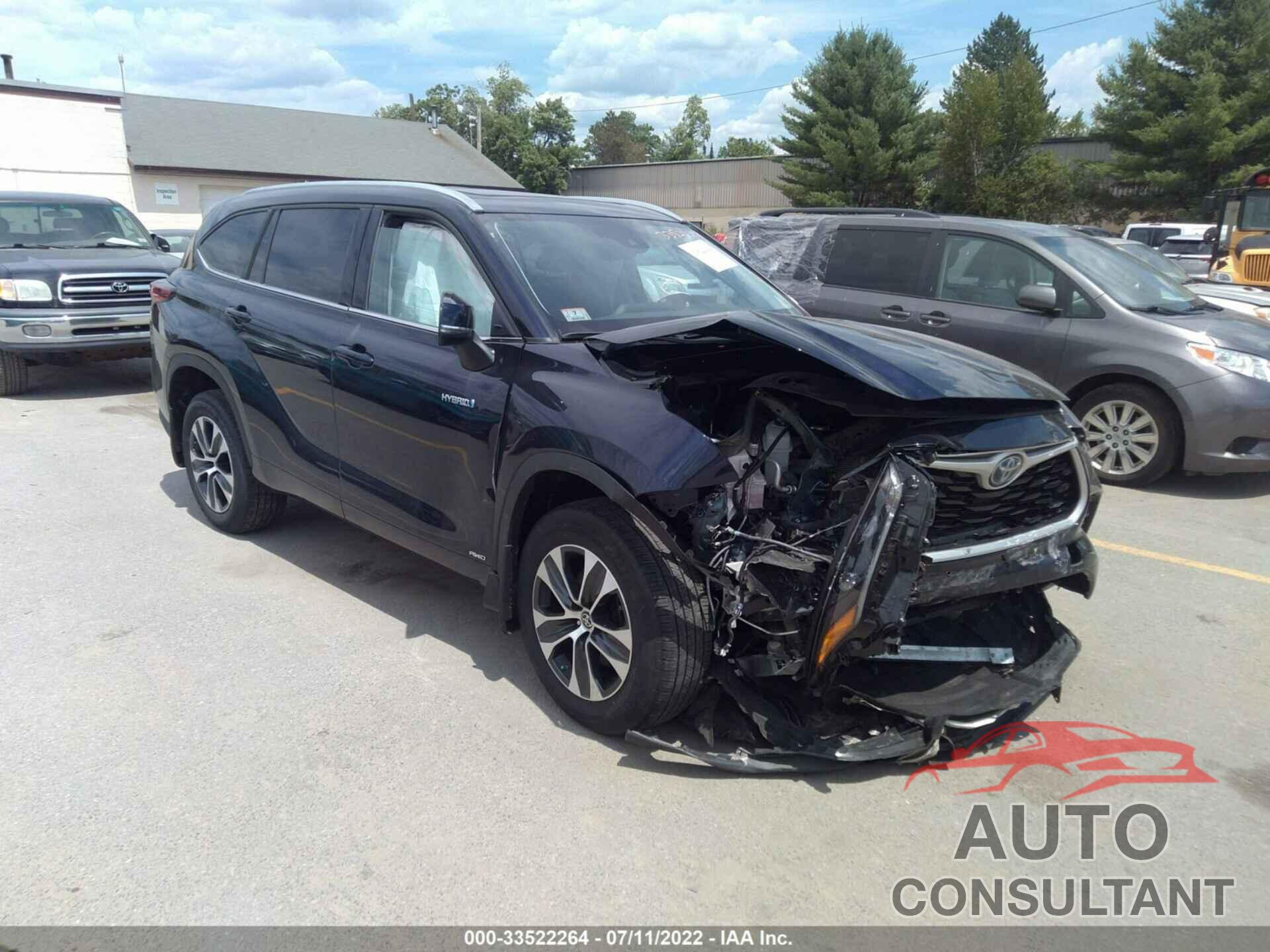 TOYOTA HIGHLANDER 2021 - 5TDGBRCH4MS529338