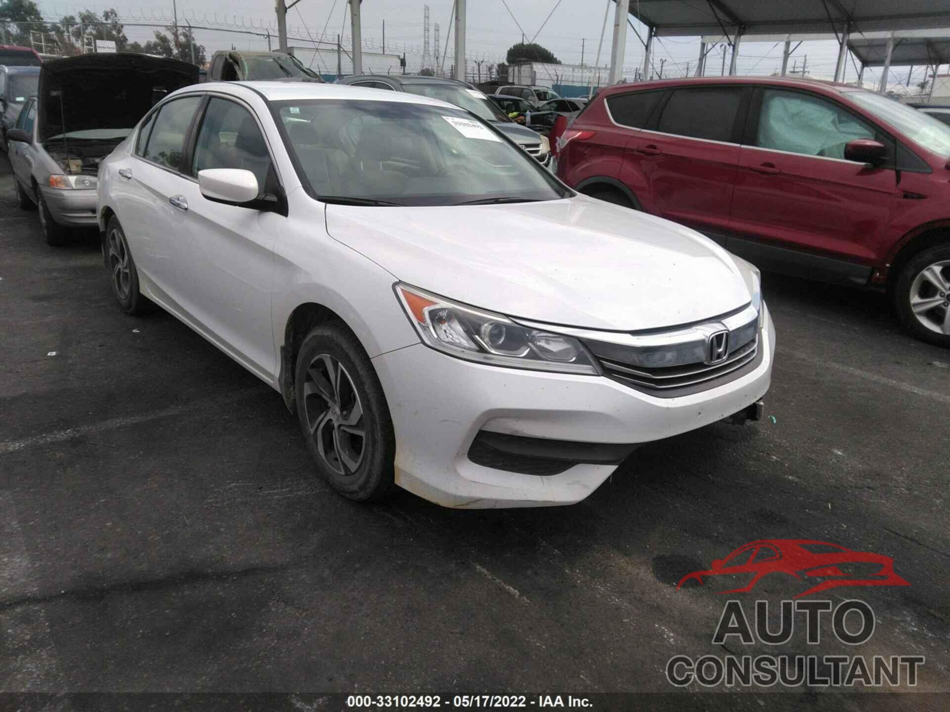 HONDA ACCORD SEDAN 2016 - 1HGCR2F36GA241681