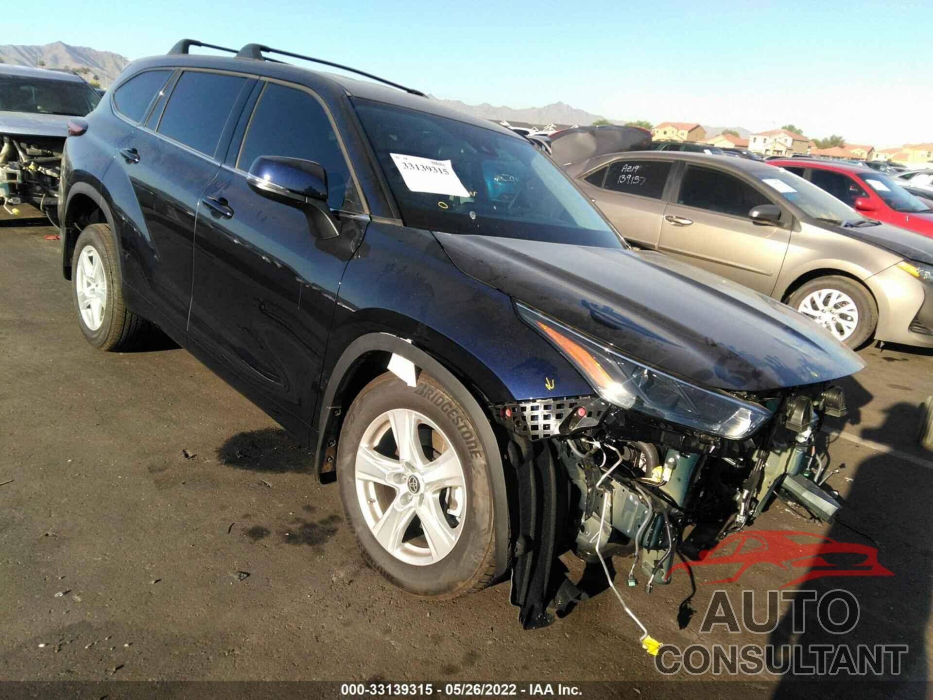 TOYOTA HIGHLANDER 2022 - 5TDBZRBH8NS575229