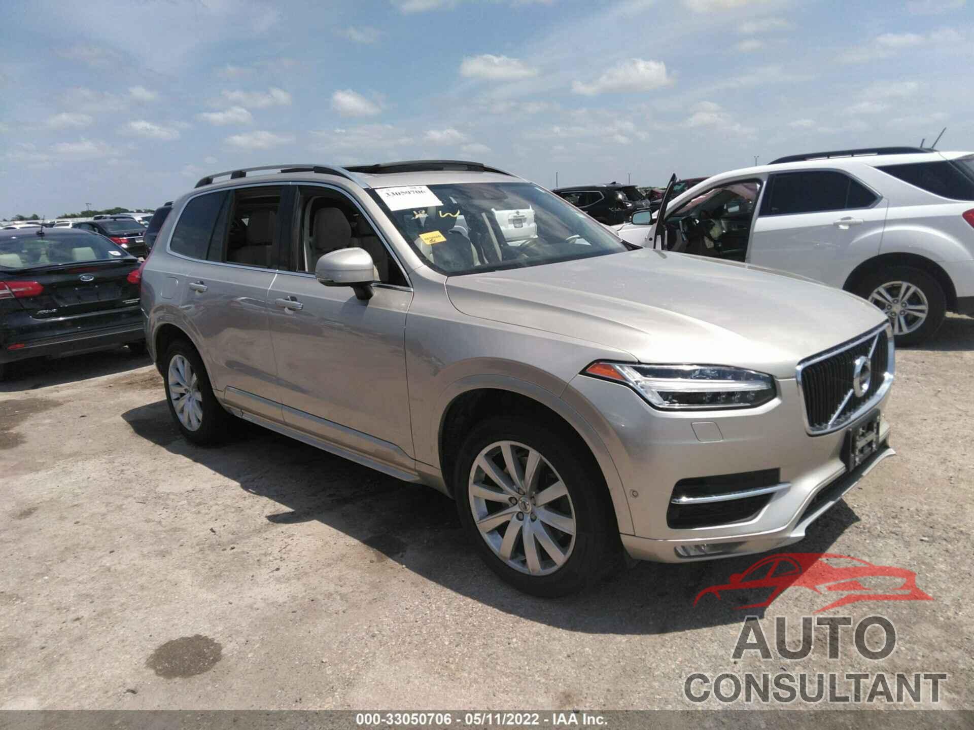 VOLVO XC90 2016 - YV4A22PK0G1038461