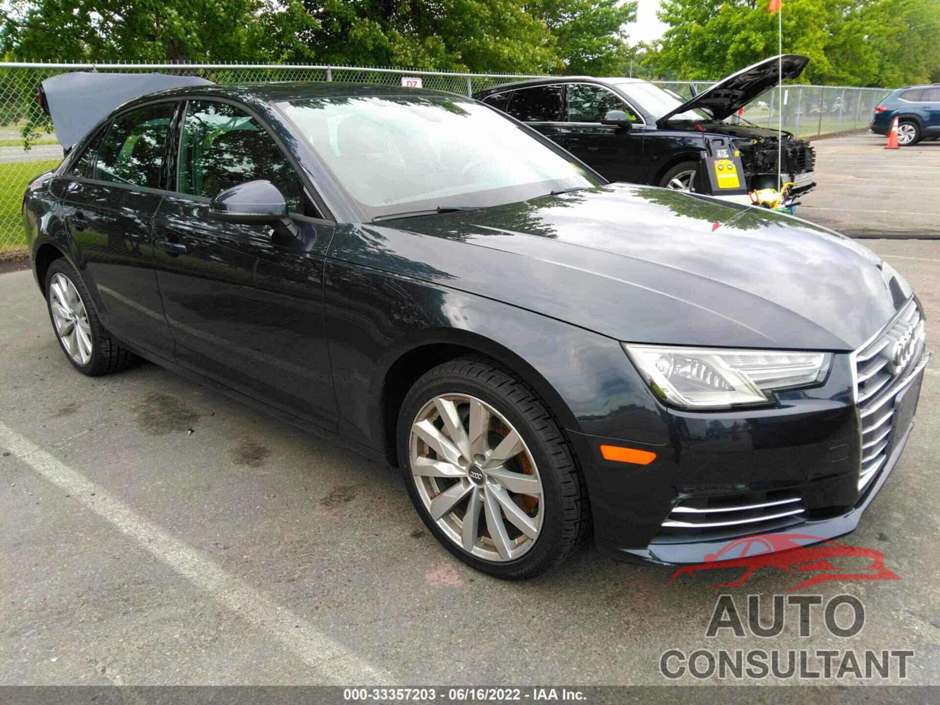 AUDI A4 2017 - WAUANAF41HA077436