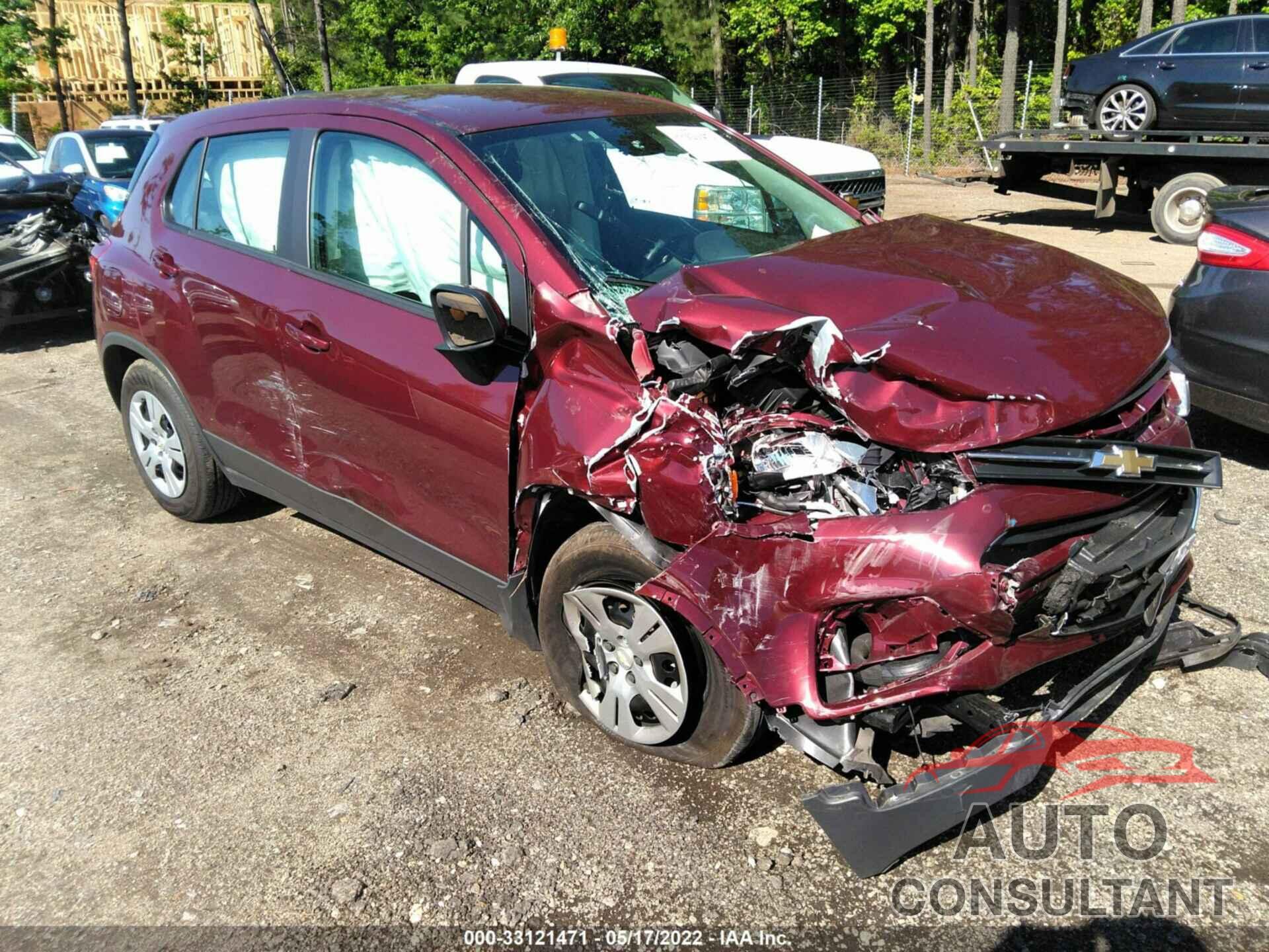 CHEVROLET TRAX 2017 - 3GNCJKSB5HL254149