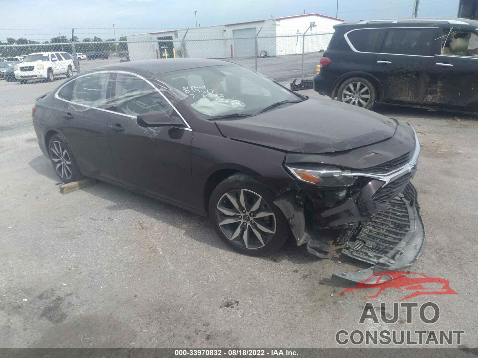 CHEVROLET MALIBU 2021 - 1G1ZG5STXMF039617