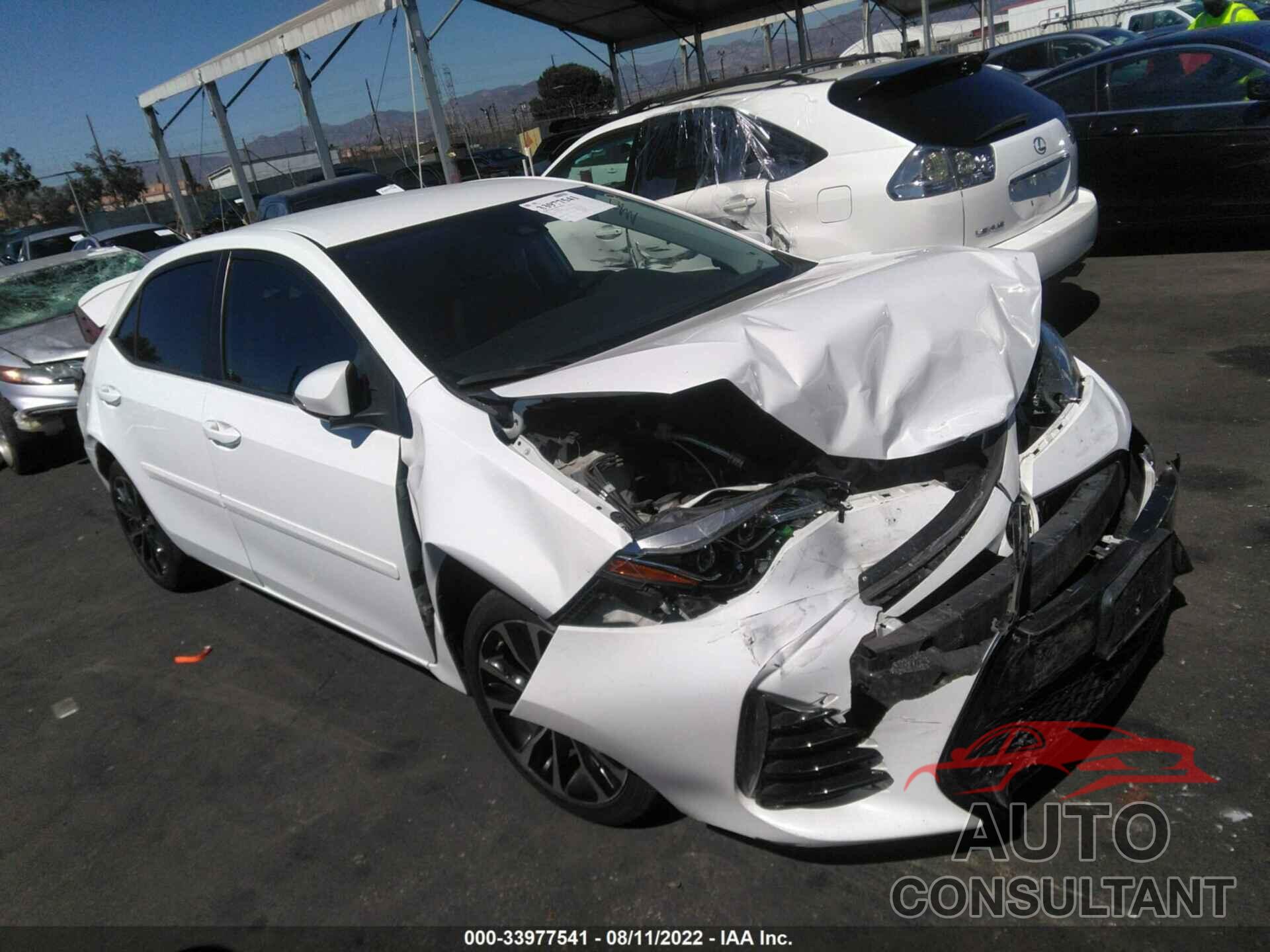TOYOTA COROLLA 2017 - 2T1BURHE7HC915480