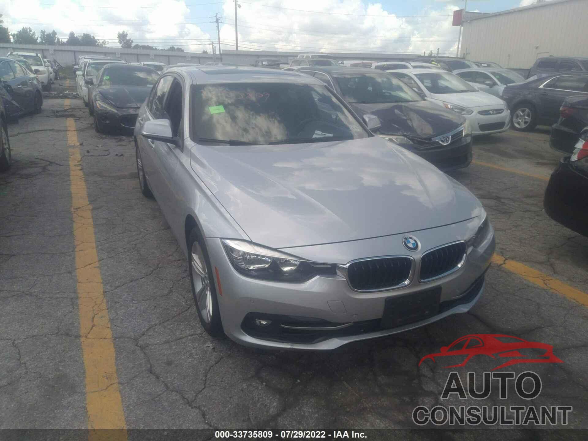 BMW 3 SERIES 2016 - WBA8E3G58GNT76012