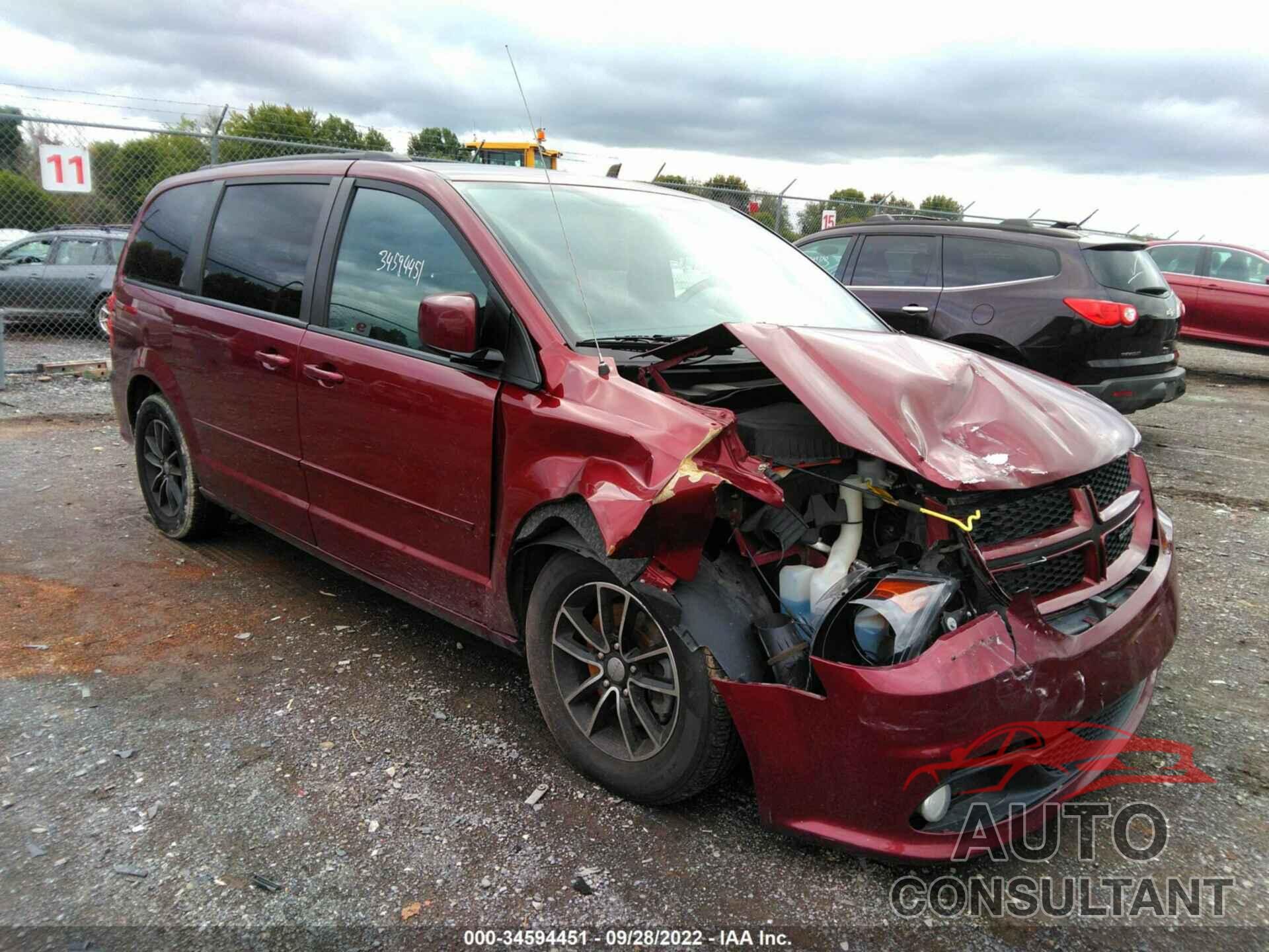 DODGE GRAND CARAVAN 2017 - 2C4RDGEG5HR852470