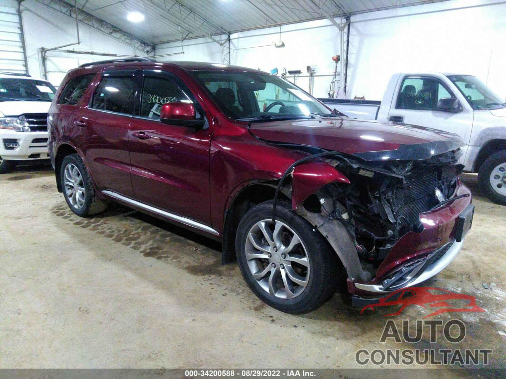 DODGE DURANGO 2017 - 1C4RDJAG5HC960941