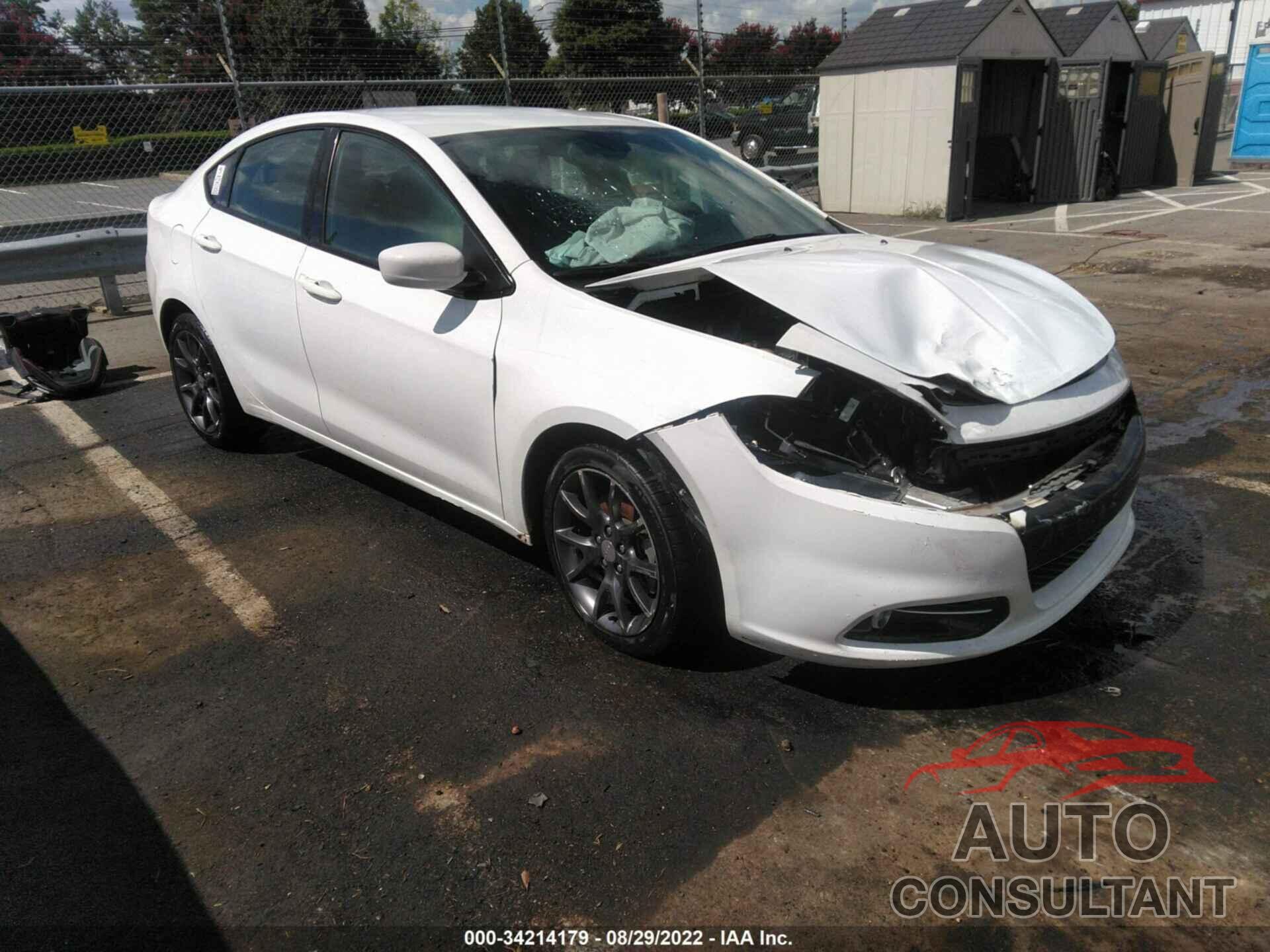 DODGE DART 2016 - 1C3CDFBB9GD606746