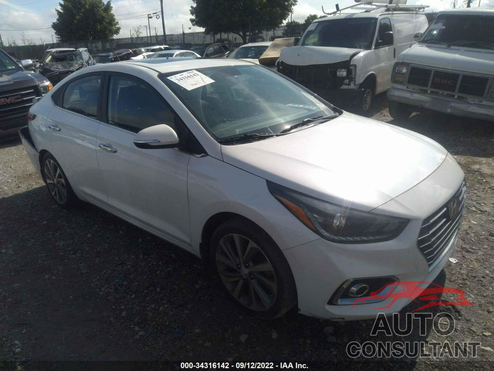 HYUNDAI ACCENT 2019 - 3KPC34A36KE052442