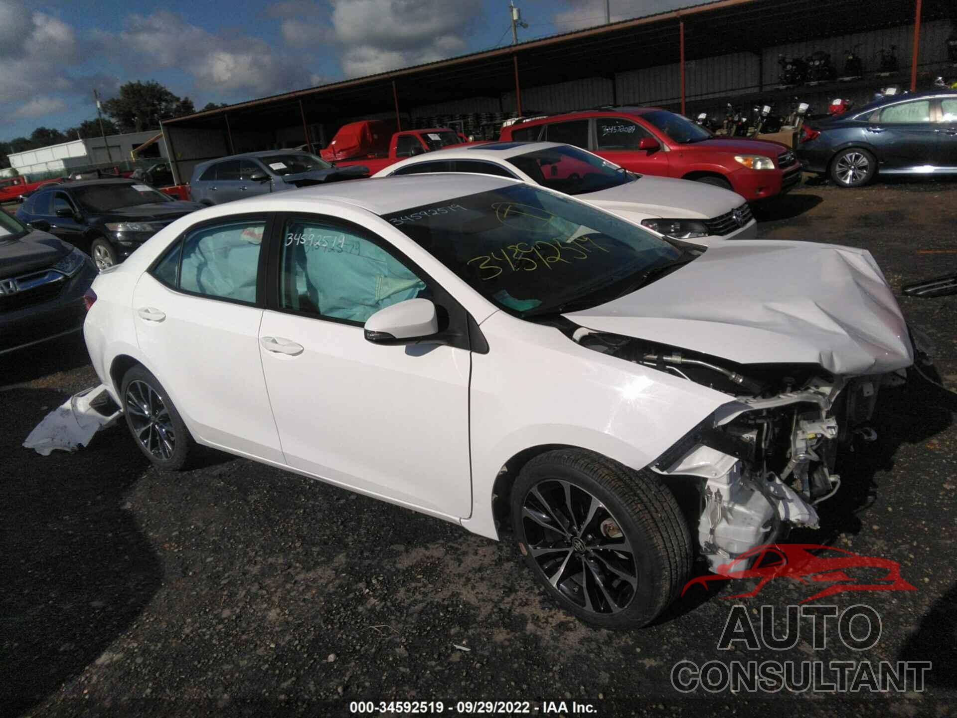 TOYOTA COROLLA 2018 - 2T1BURHE9JC015556