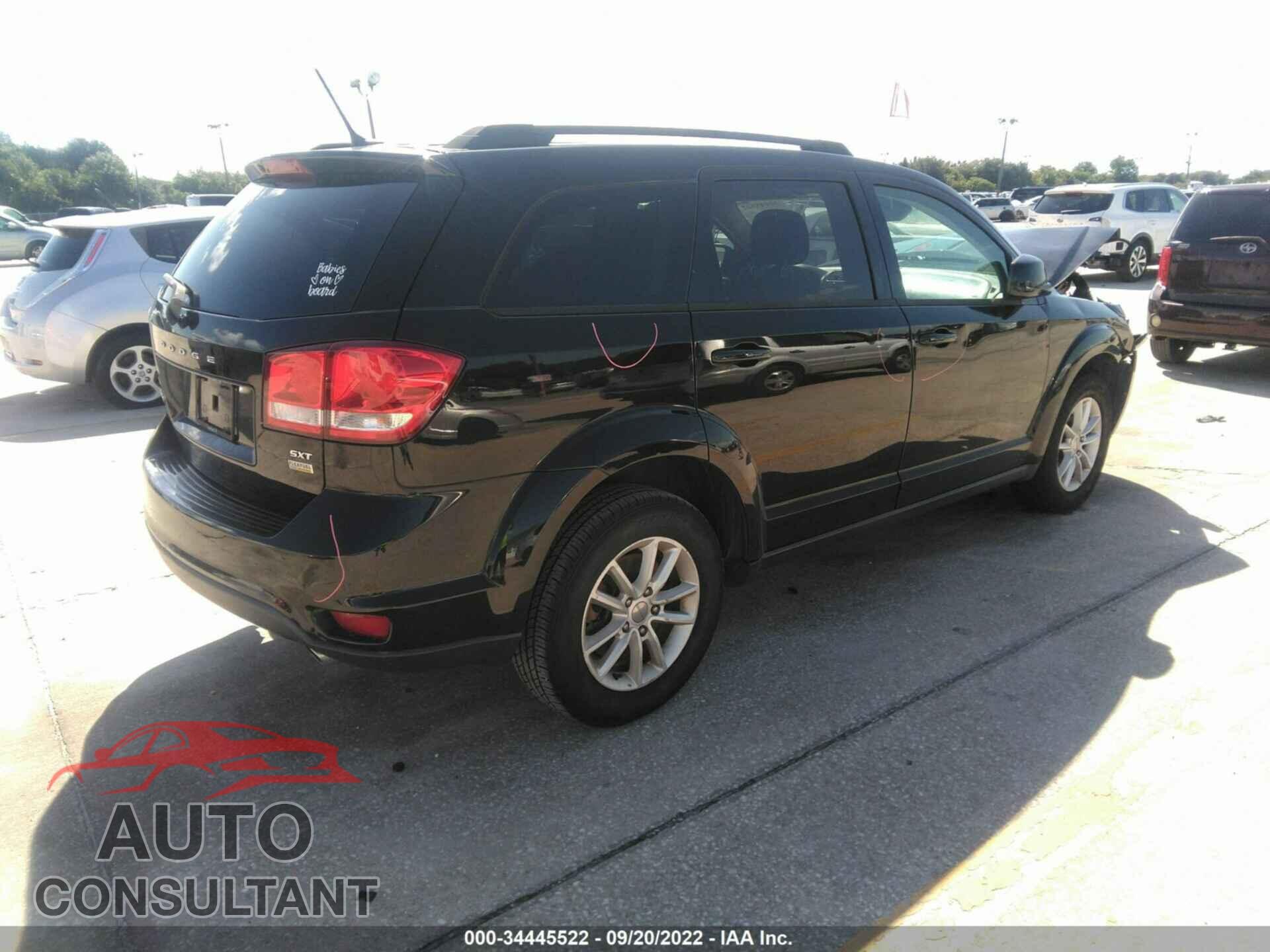 DODGE JOURNEY 2017 - 3C4PDCBG9HT589885