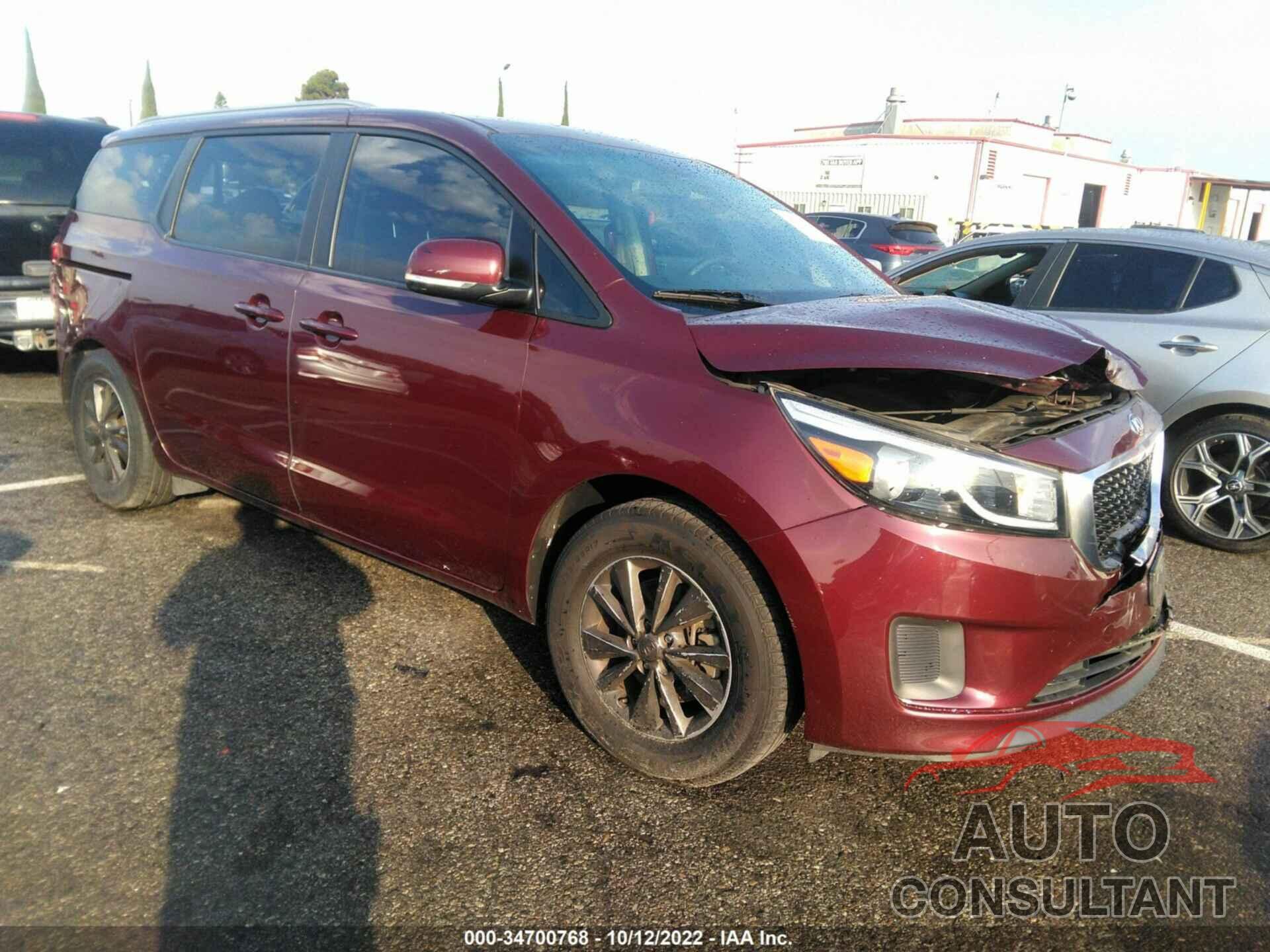 KIA SEDONA 2016 - KNDMB5C10G6184974