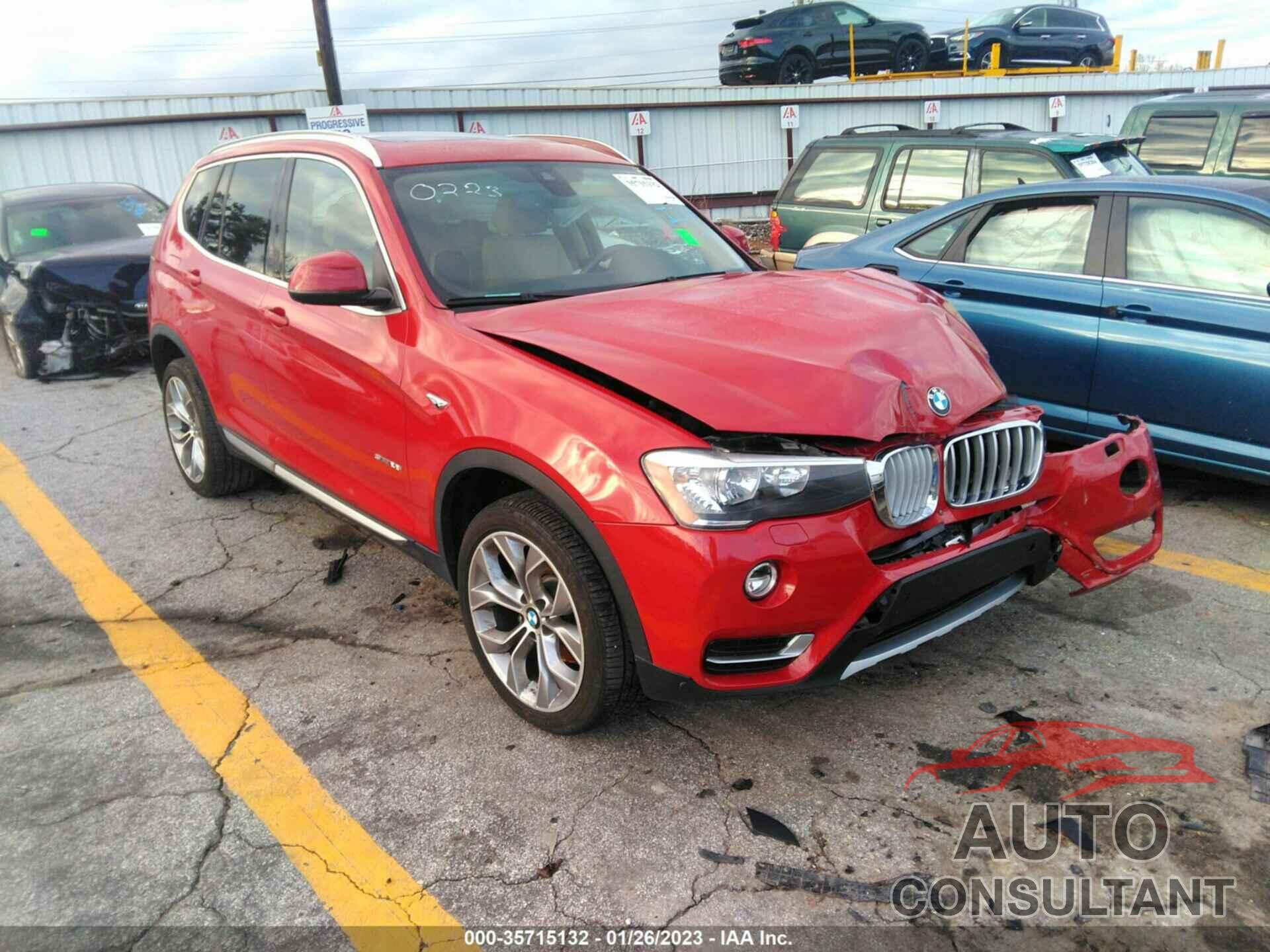 BMW X3 2017 - 5UXWZ7C39H0X40624